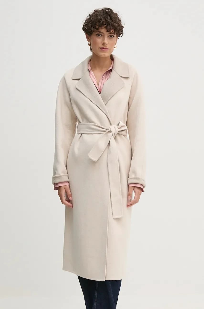 Шерстяное пальто