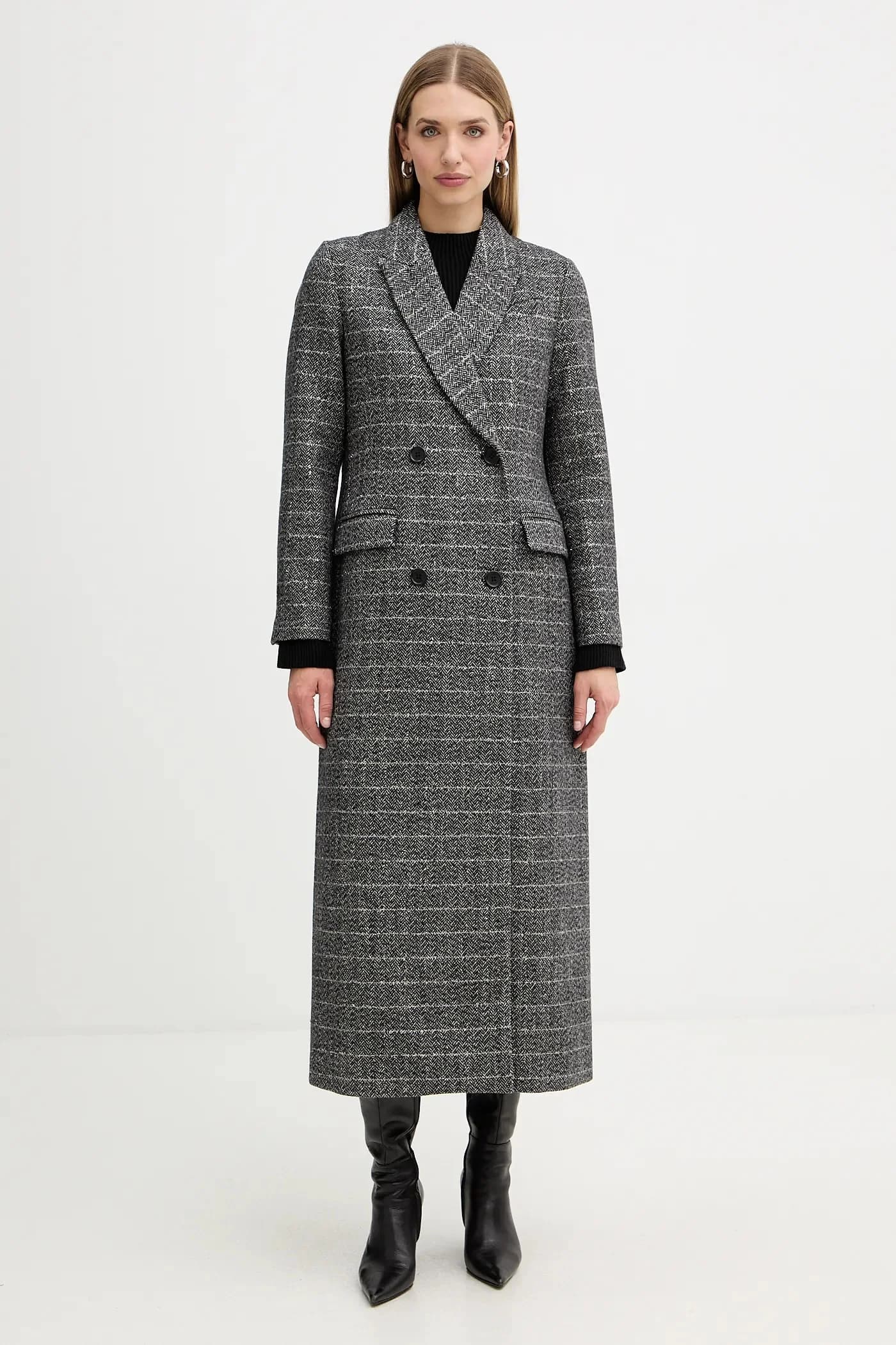 Пальто с добавлением шерсти