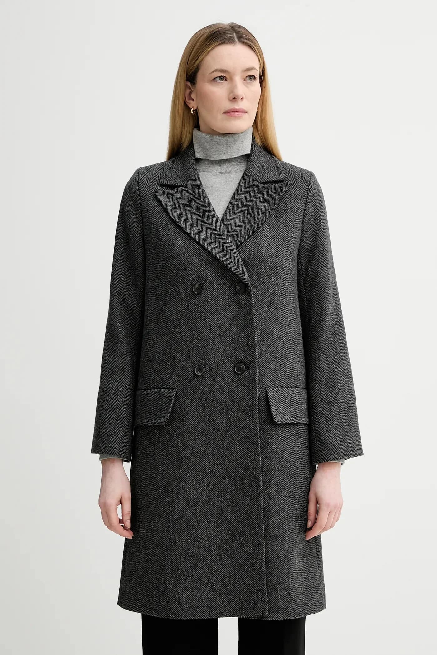 Пальто Manteau Ginny из смесовой шерсти