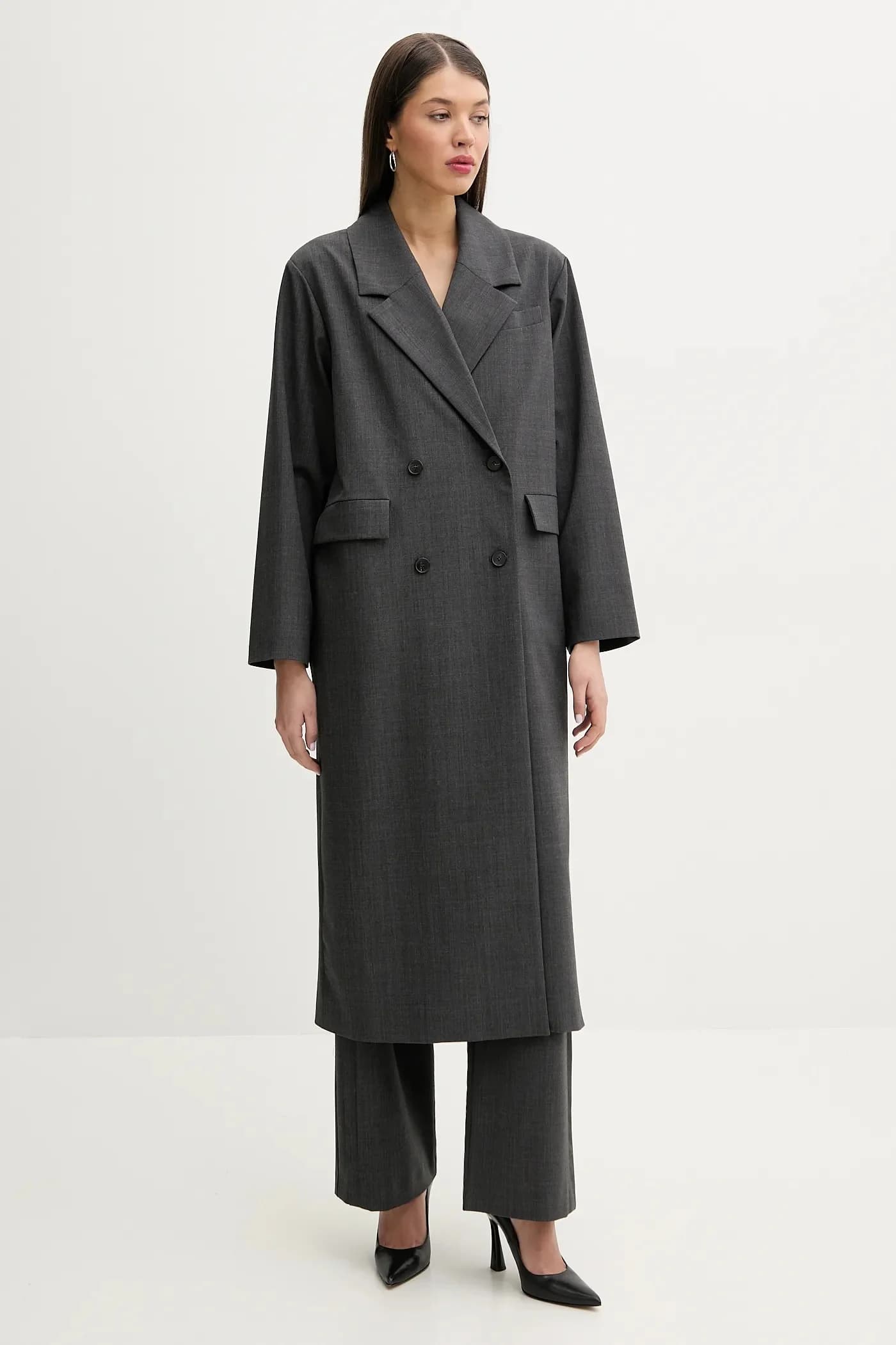 Пальто из смесовой шерсти