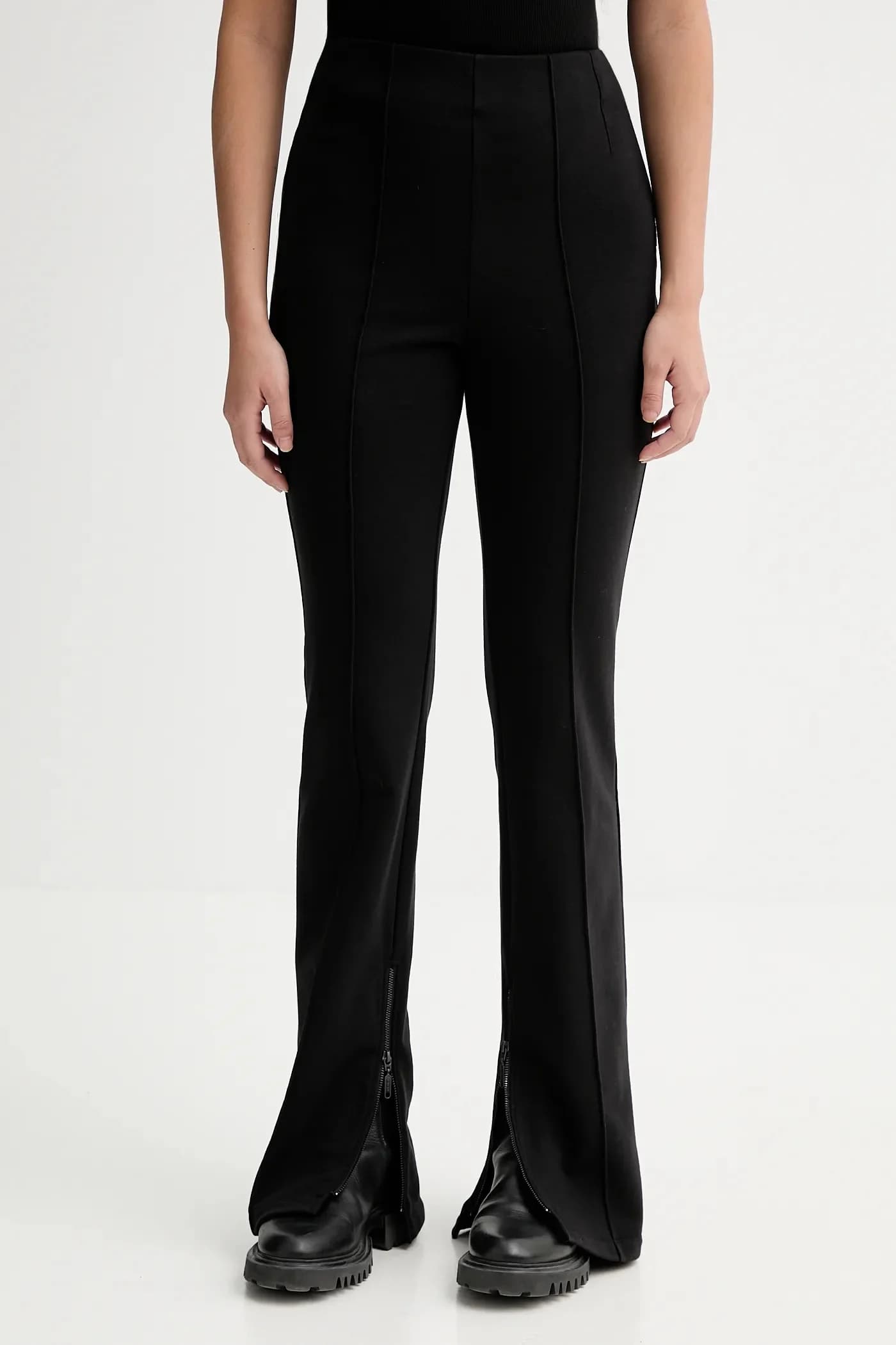 Байкерские спортивные брюки на молнии