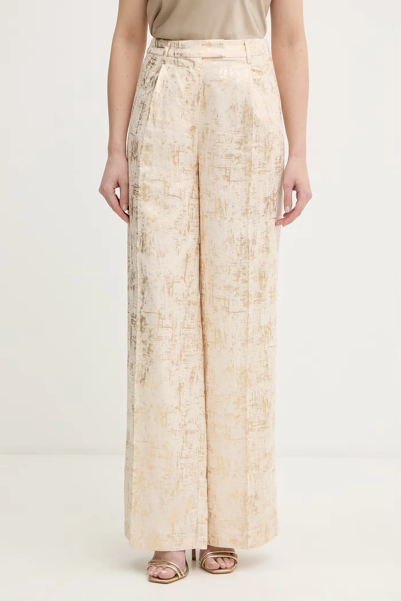 Брюки с льном РАКОП