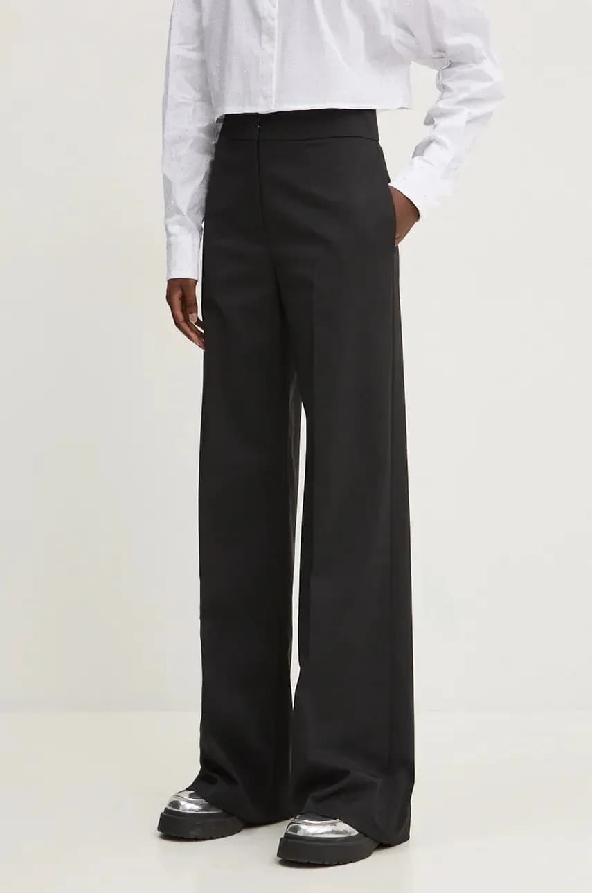 Брюки из смесовой шерсти