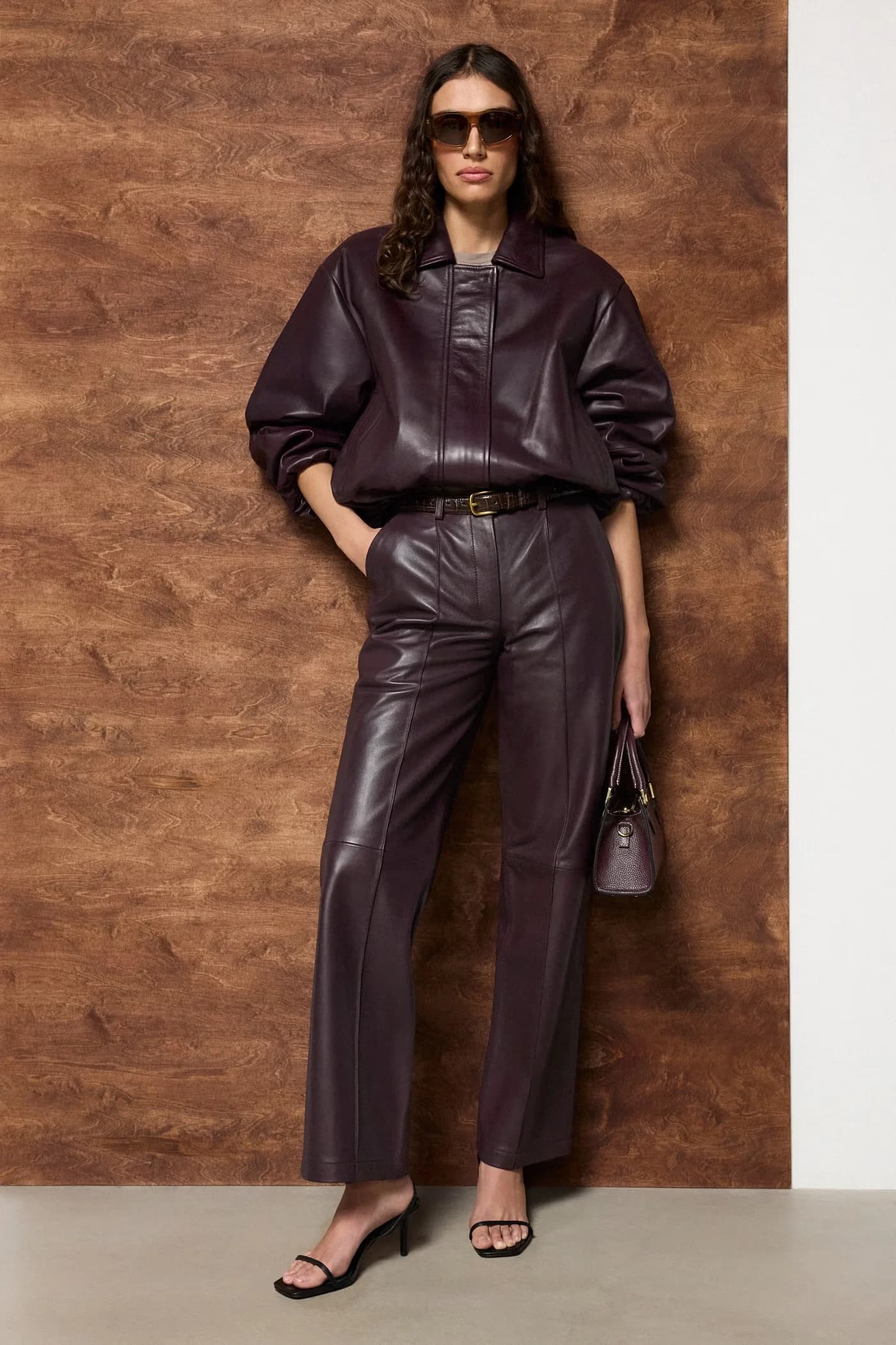 Кожаные брюки