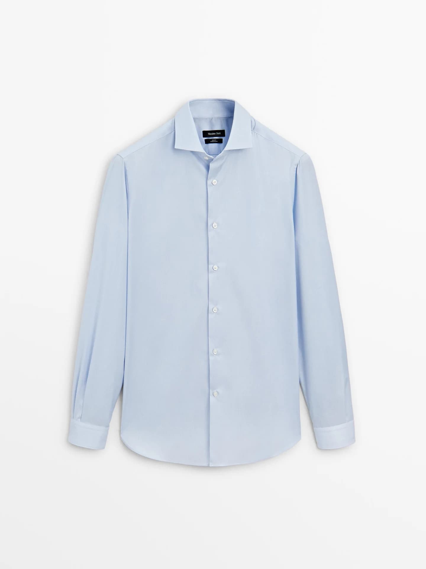 Узкая рубашка с микрополосками