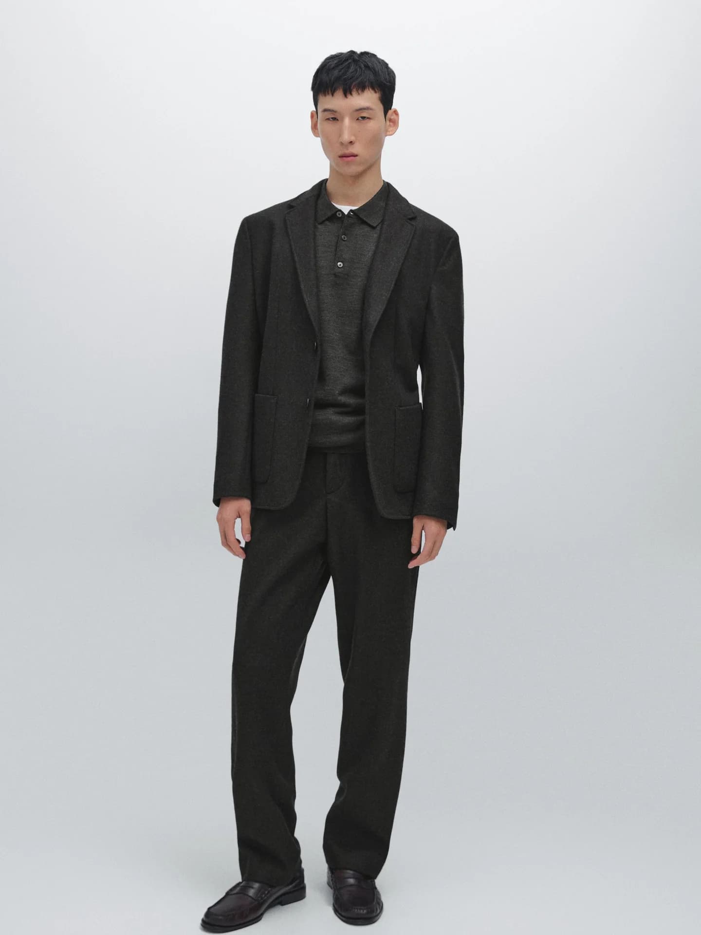 Брюки из смесовой шерсти