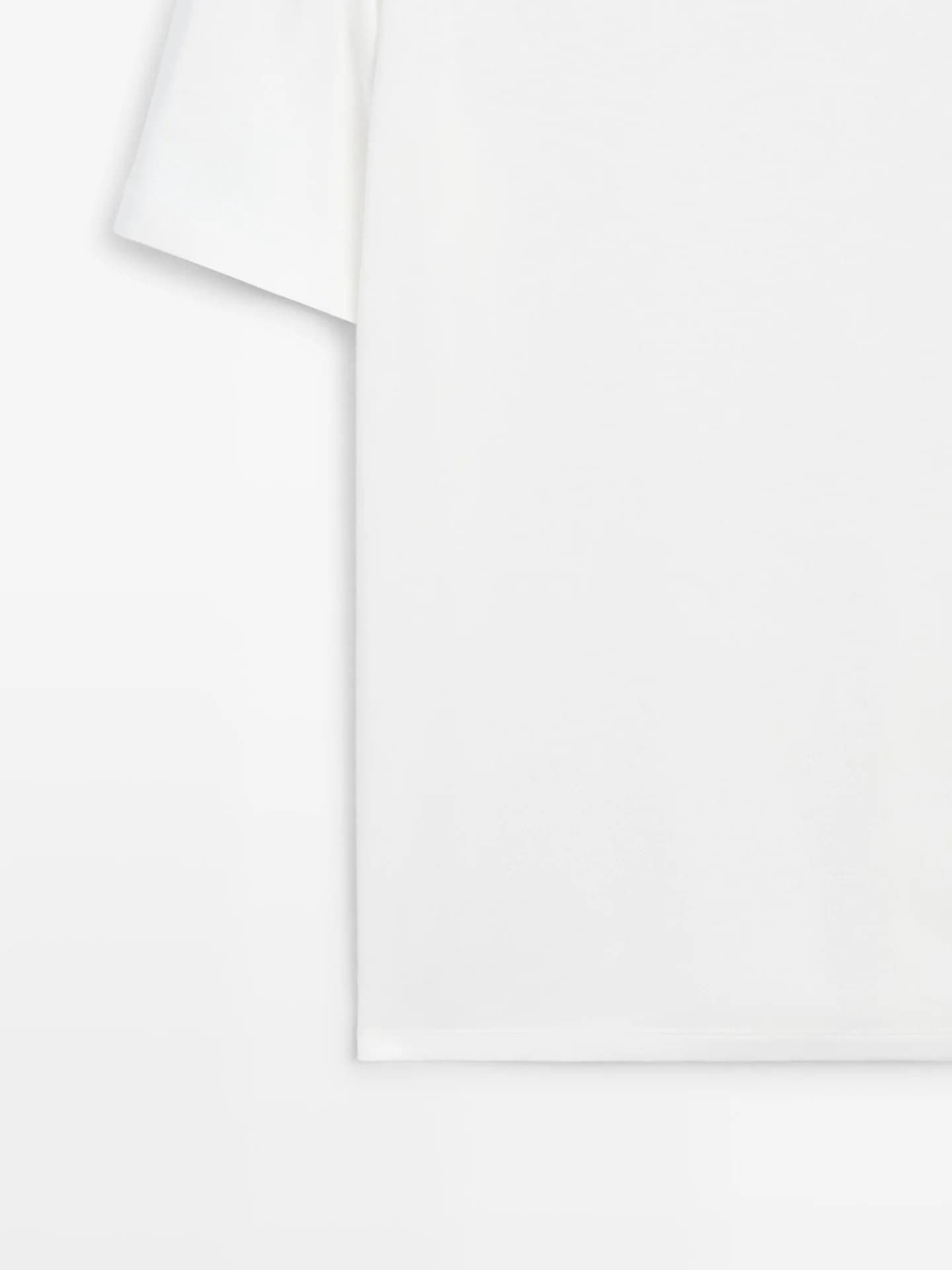 Футболка с короткими рукавами из смесового льна