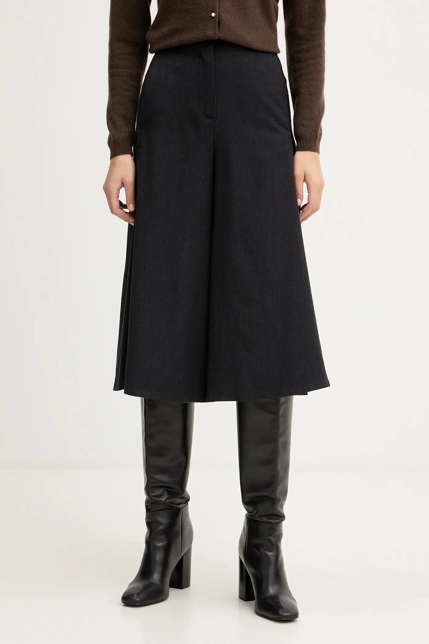 Брюки из смесовой шерсти