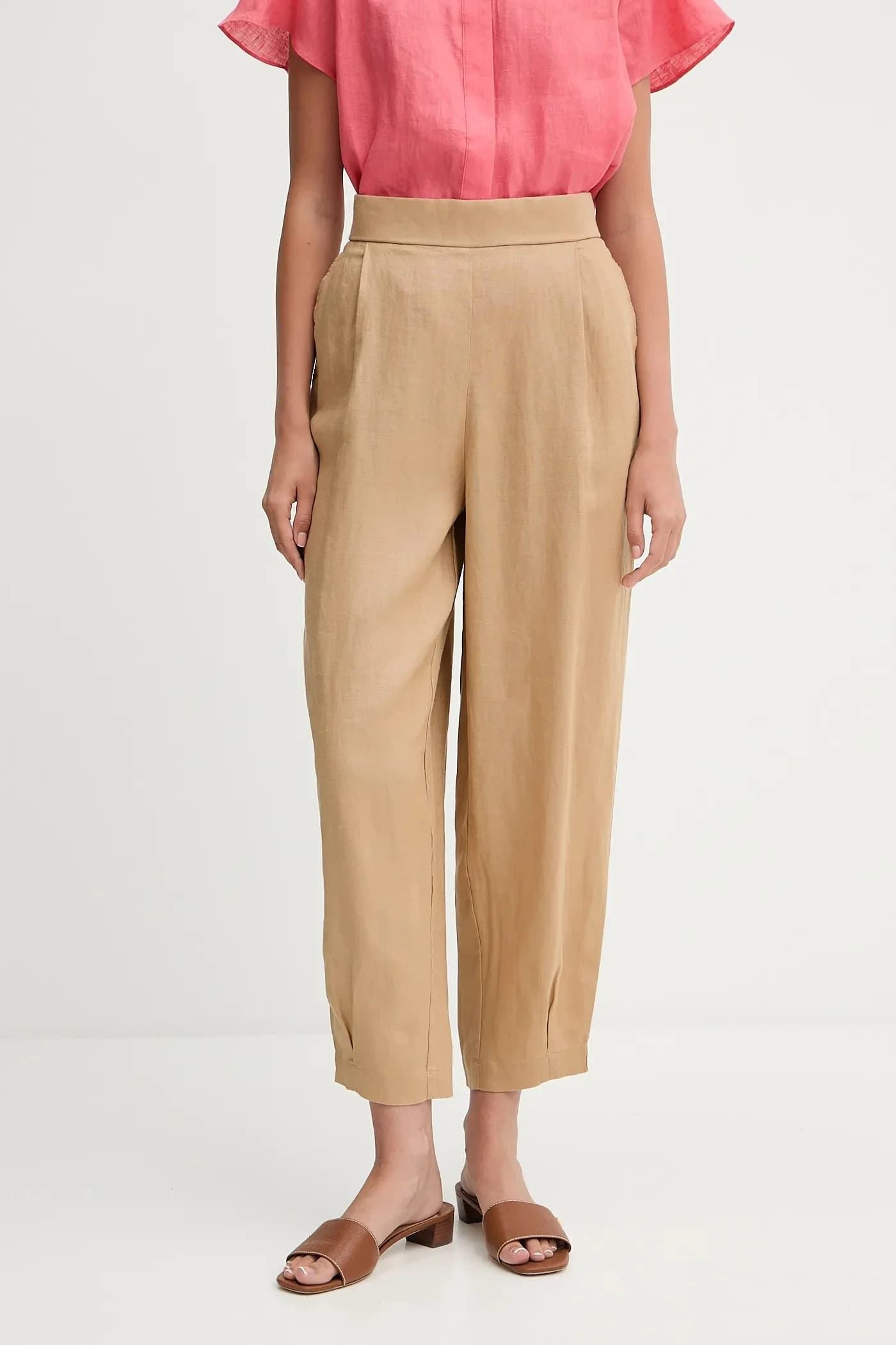 Льняные брюки