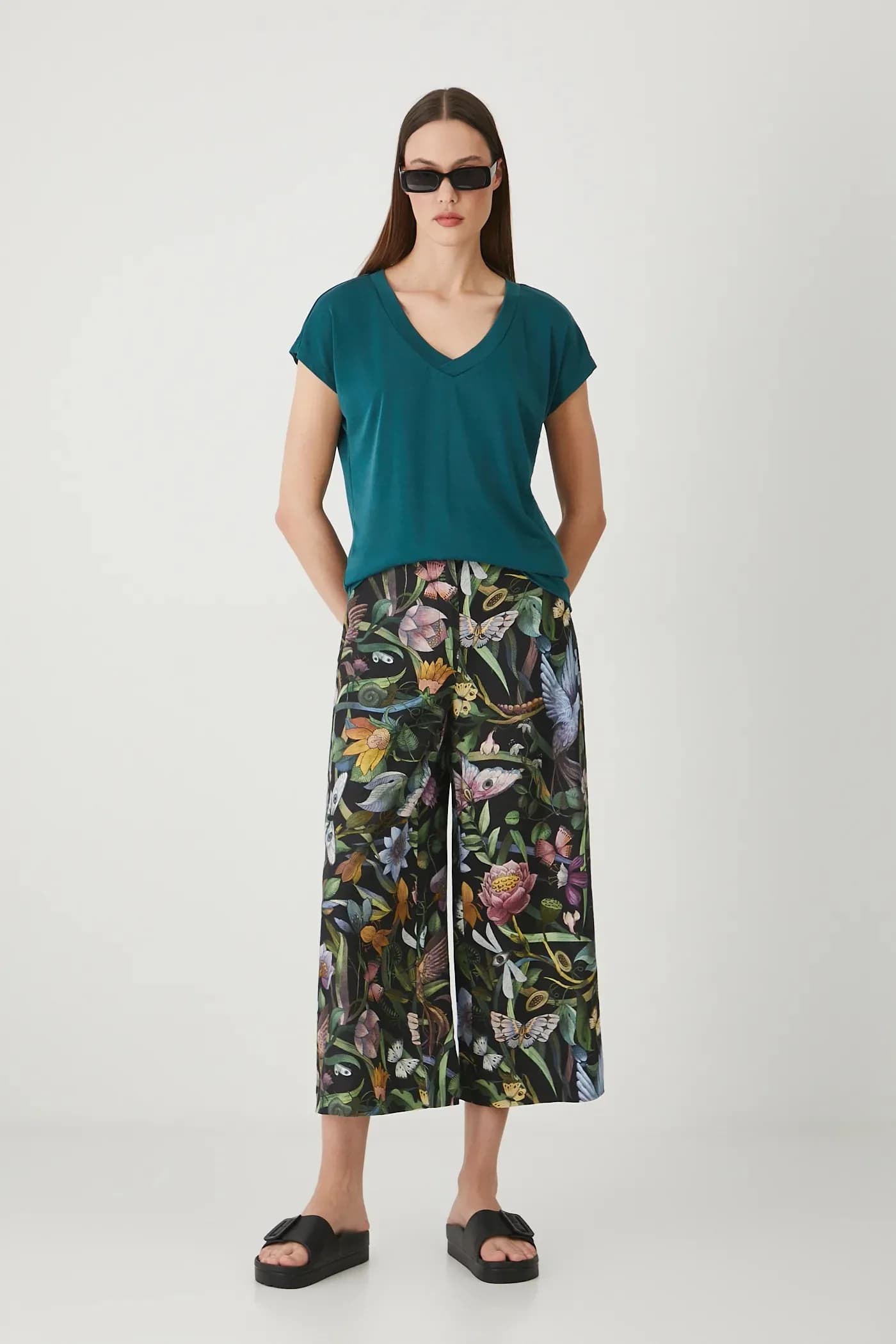 Льняные брюки