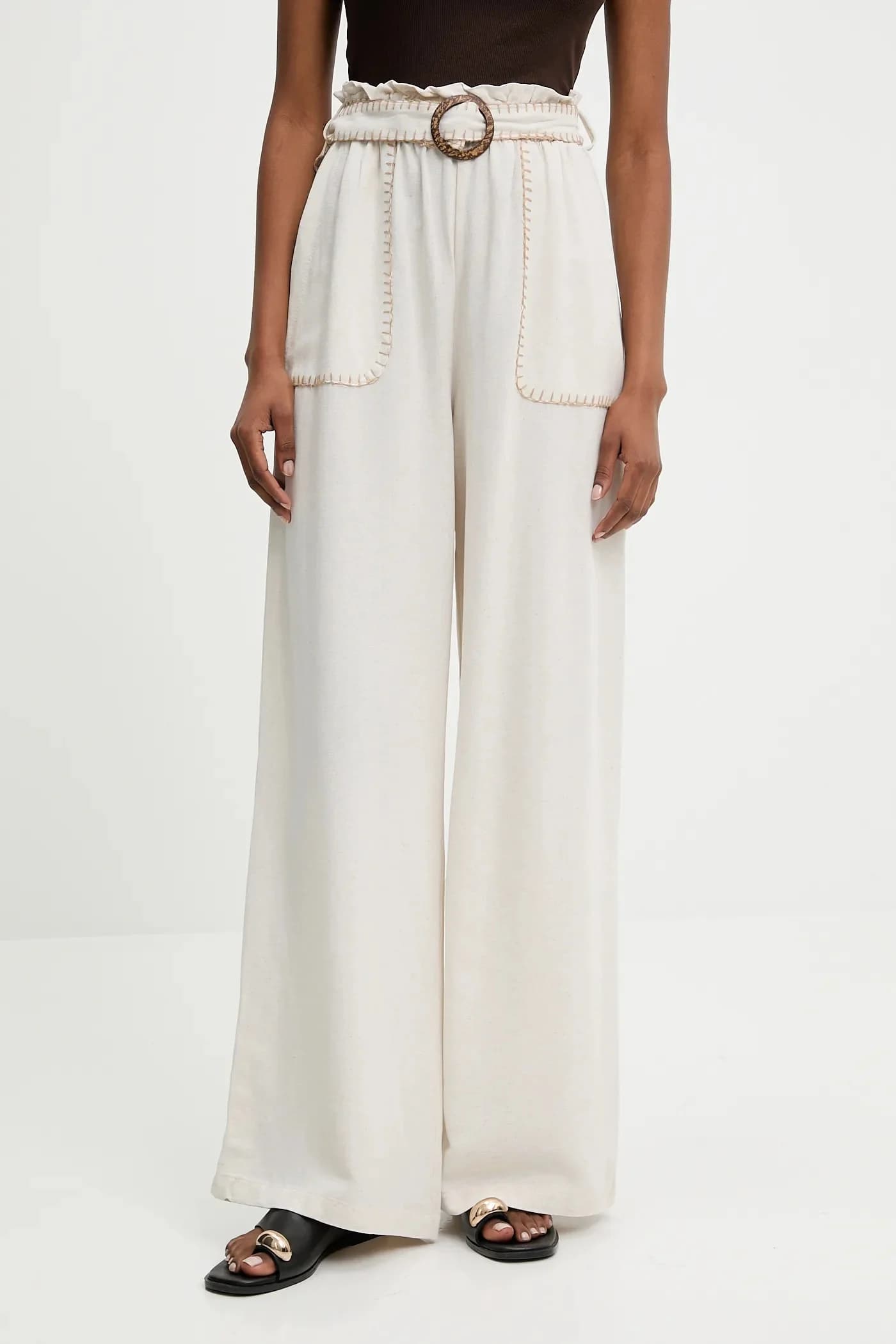 Льняные брюки