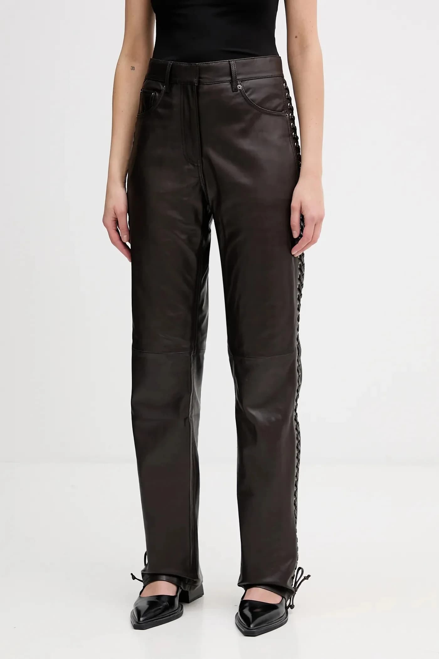 Кожаные брюки