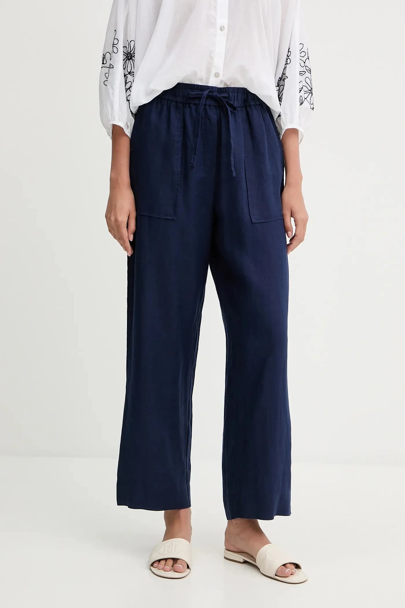 Льняные брюки