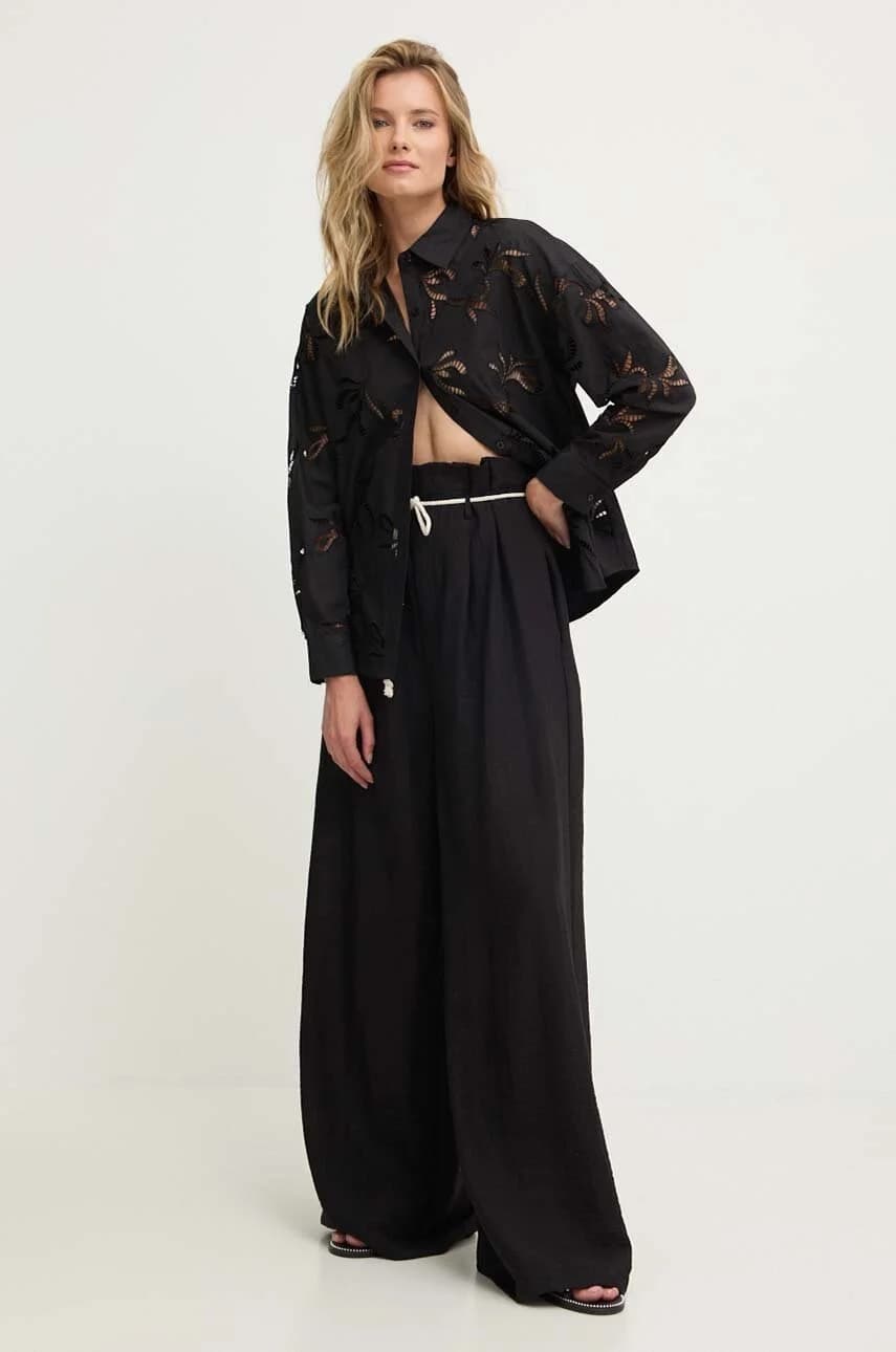 Льняные брюки