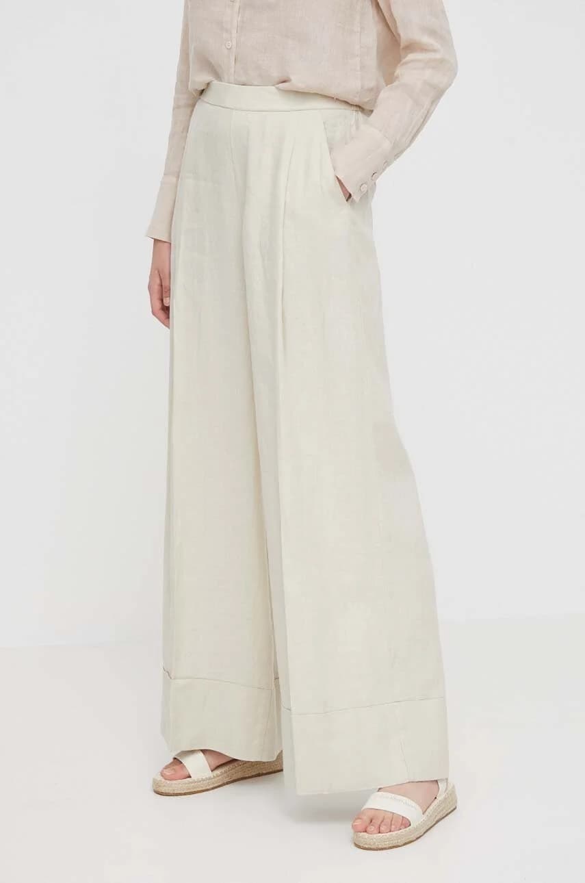 Льняные брюки