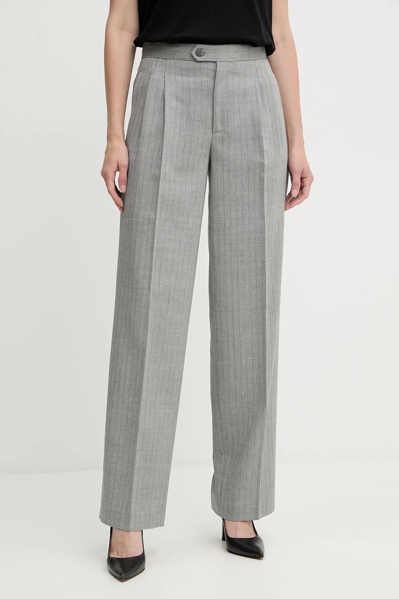 Брюки из смесовой шерсти