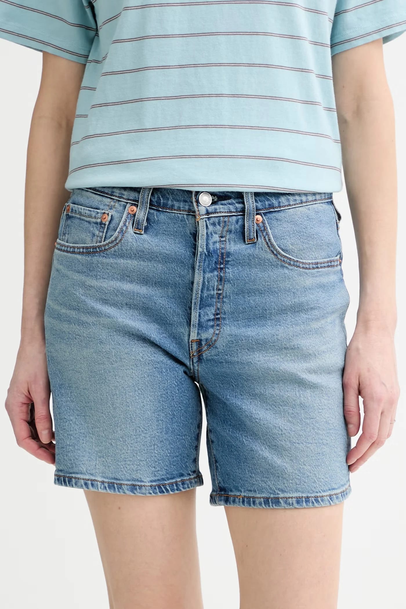 Джинсовые шорты 501® MID THIGH