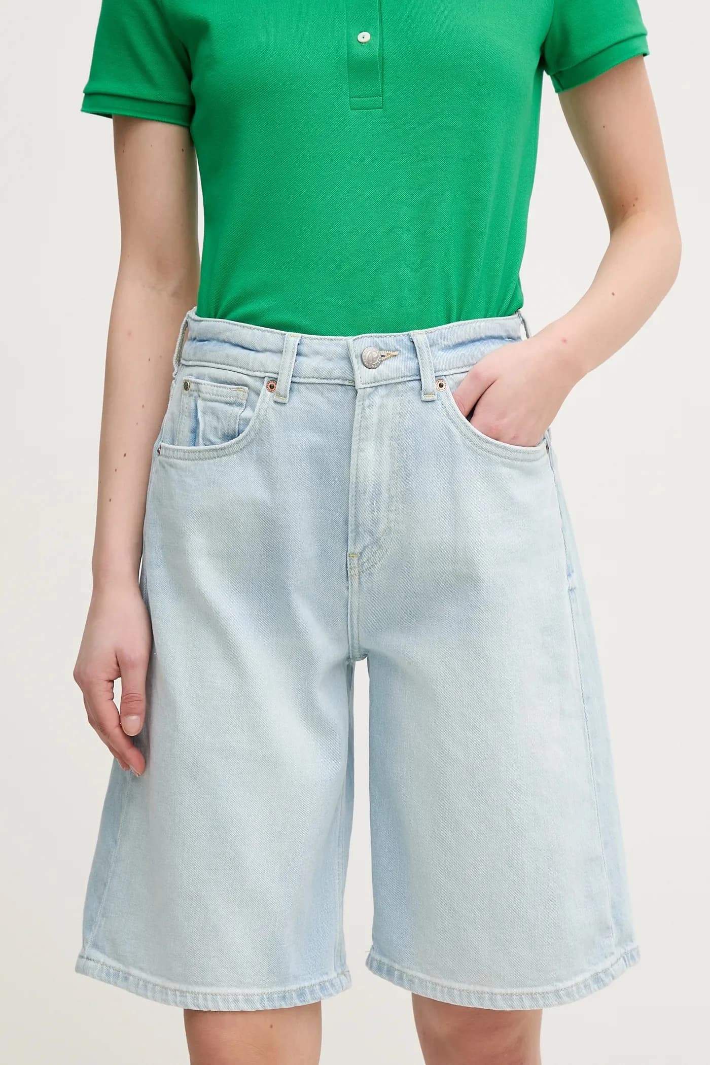 Джинсовые шорты BERMUDA SHORT UHW BREEZE