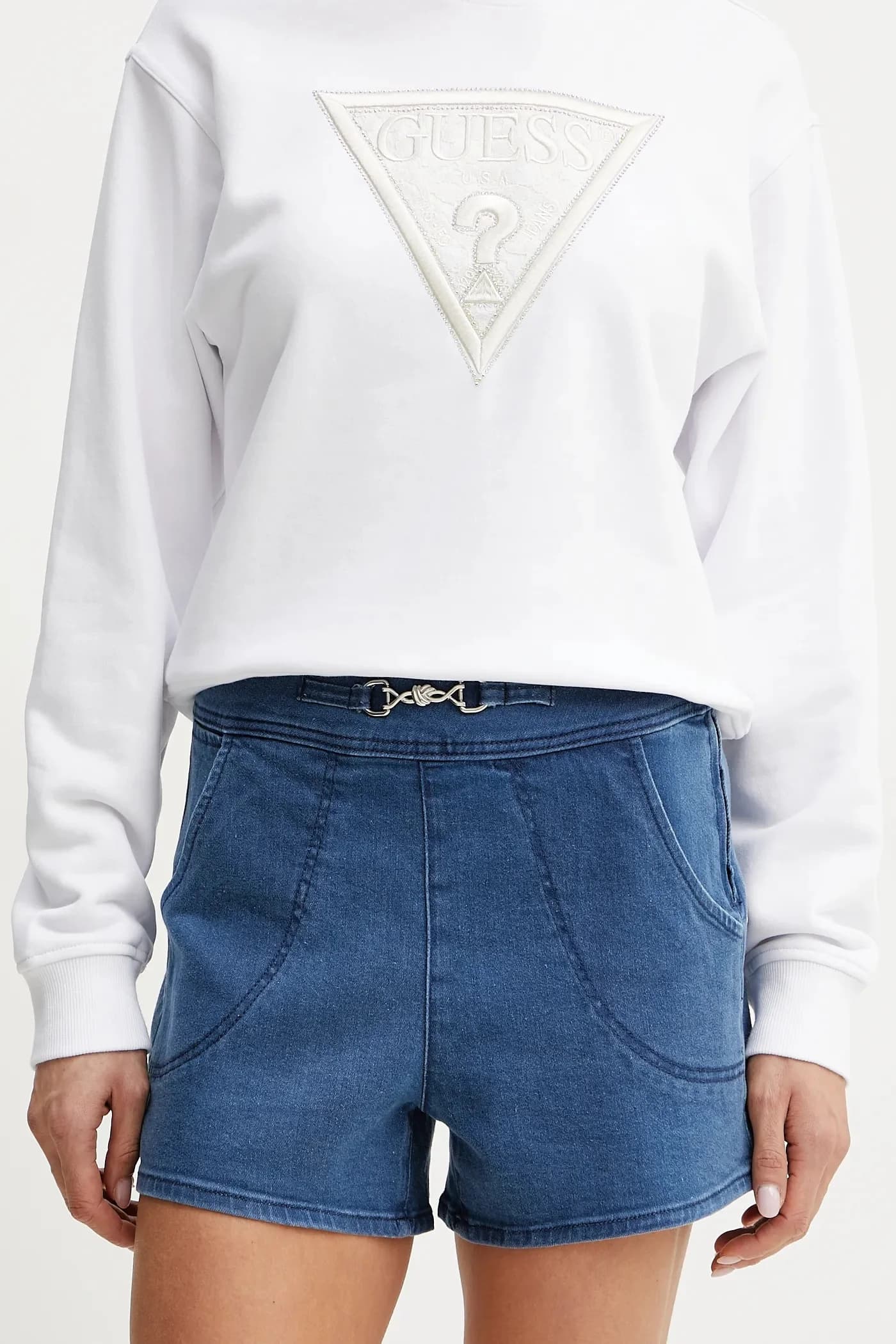 Шорты JEWEL из смесового шелка