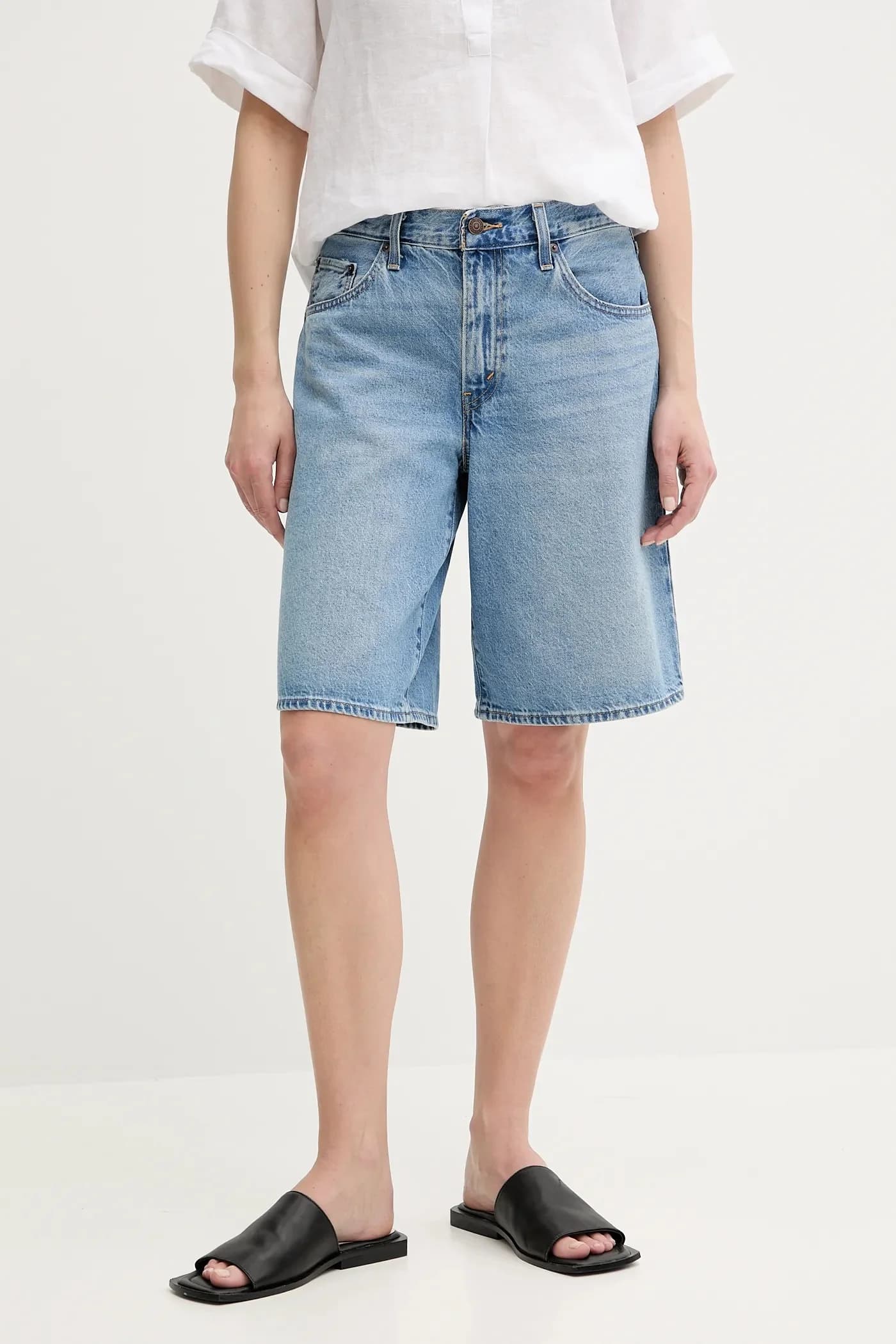 джинсовые шорты BAGGY DAD