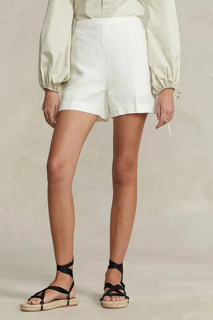 Льняные шорты