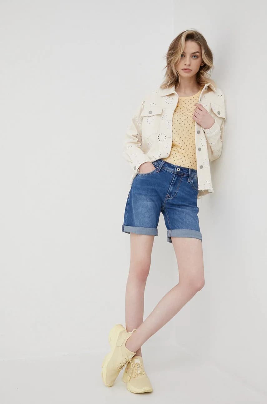 джинсовые шорты POPPY