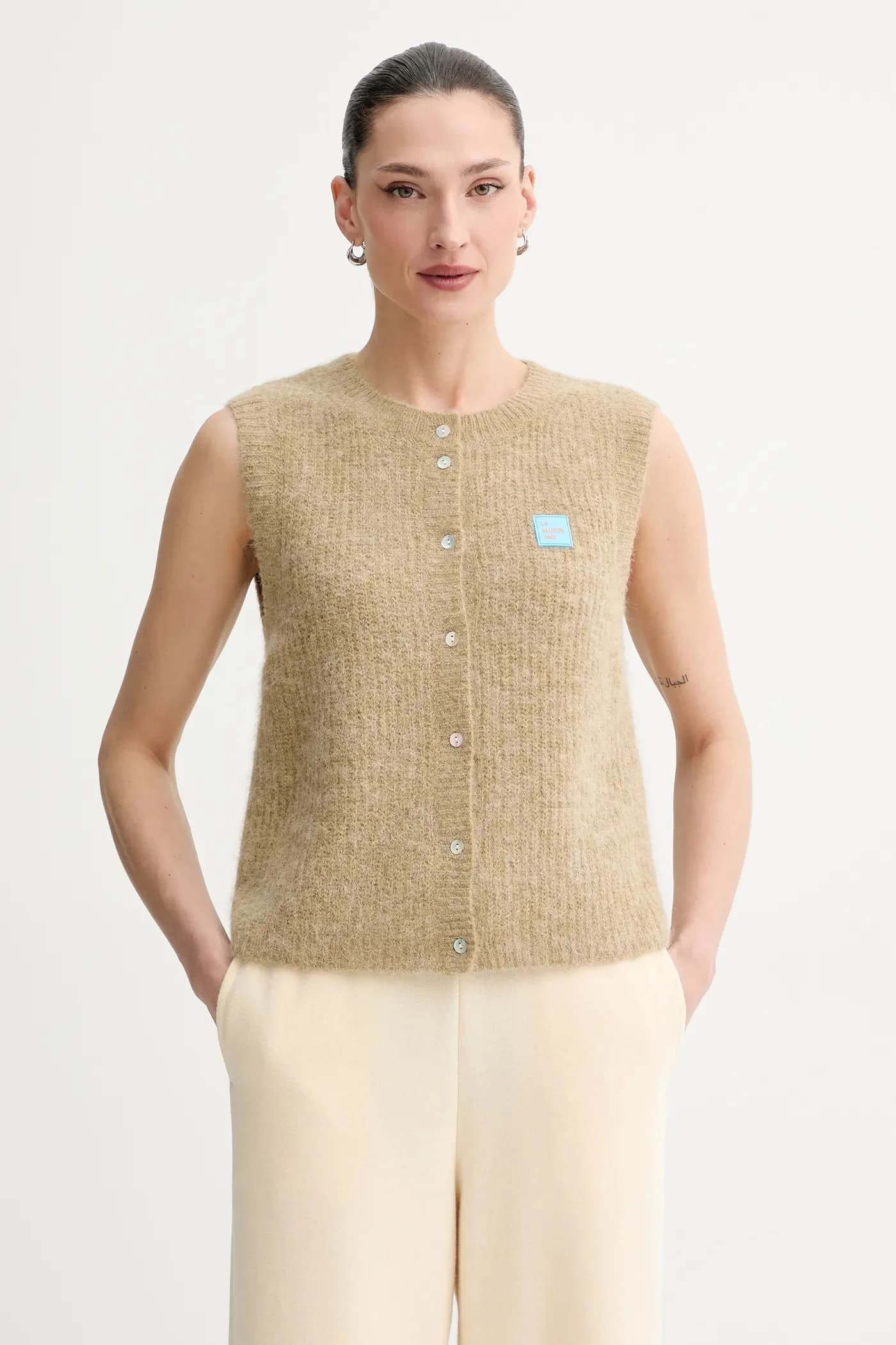 Жилет из смесовой шерсти