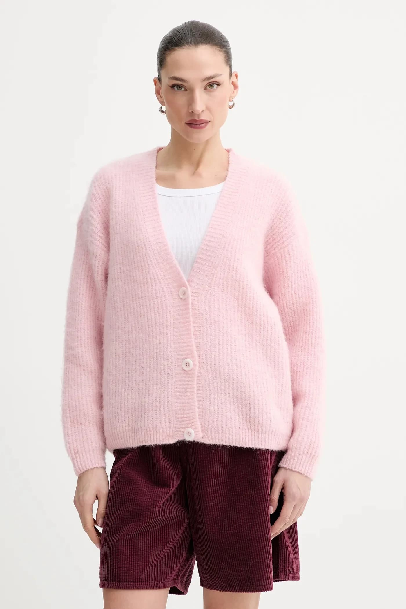 Кардиган с шерстью