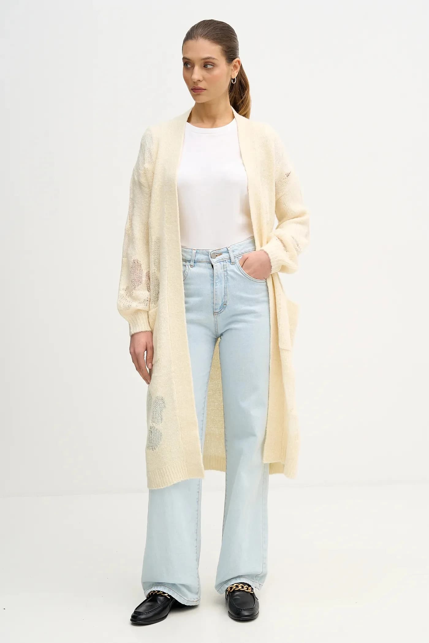 Свитер из смесовой шерсти