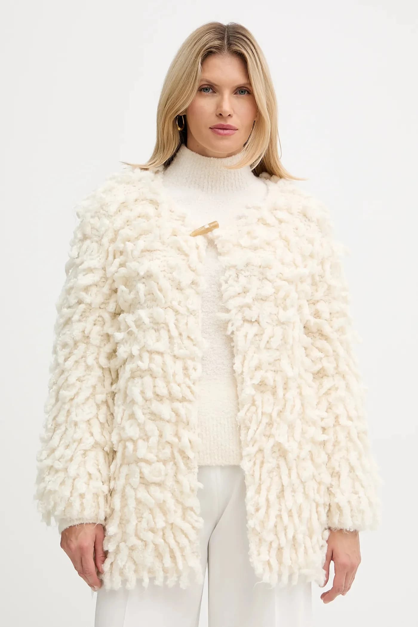 Кардиган с шерстью