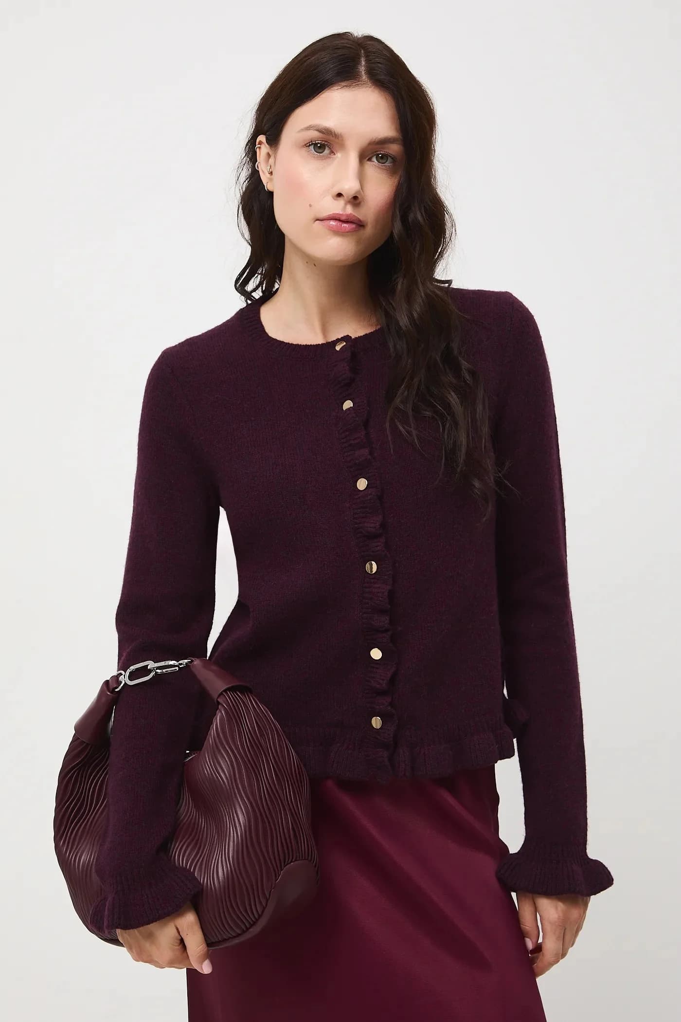 Кардиган с шерстью