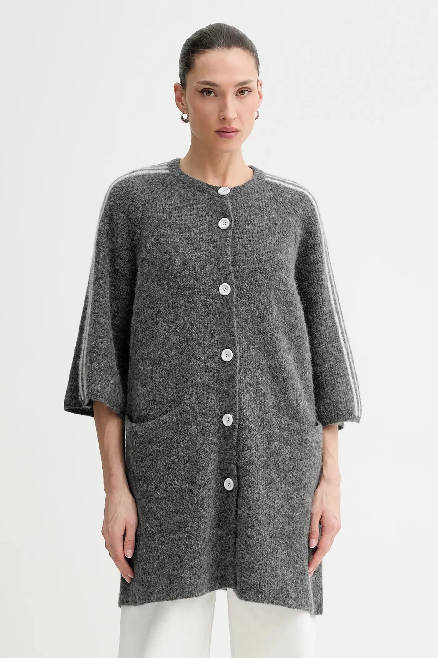 Кардиган с шерстью