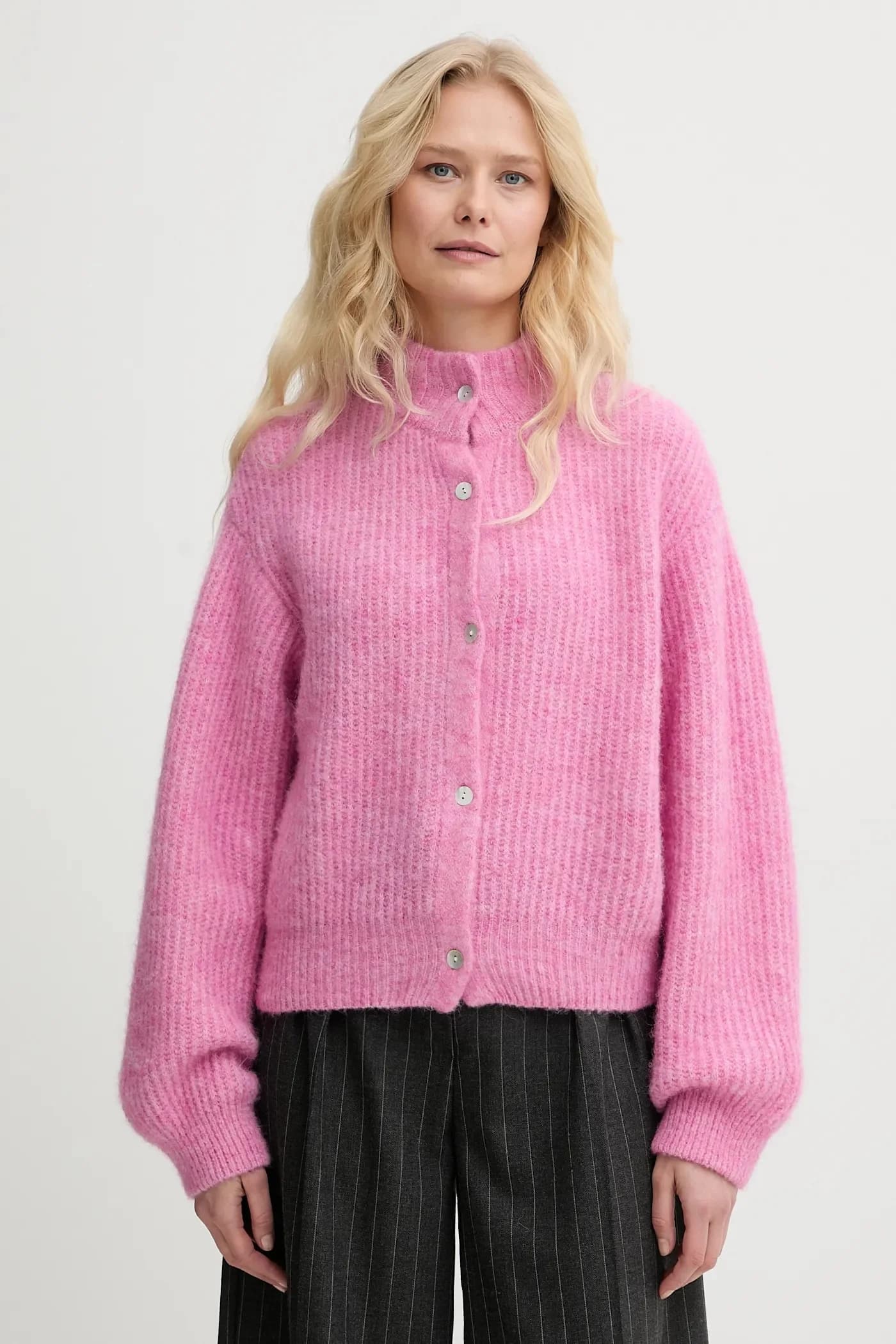 Кардиган с шерстью