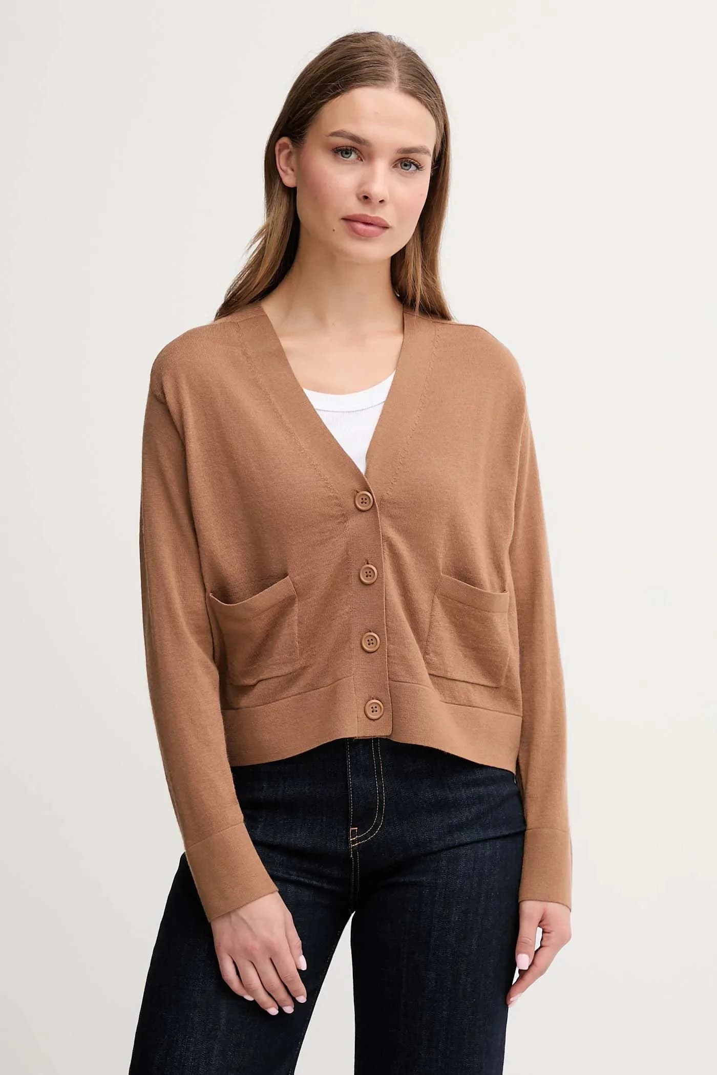 Шерстяной кардиган