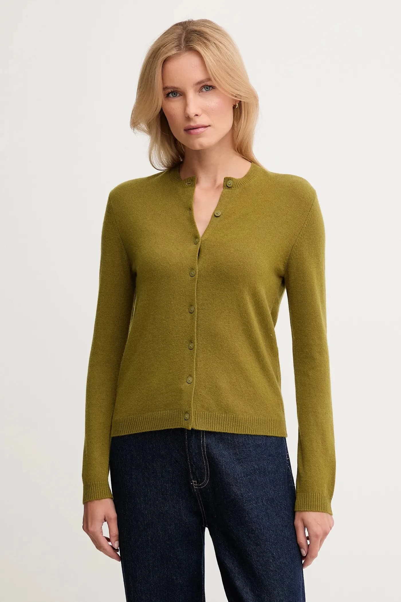 Кардиган с шерстью