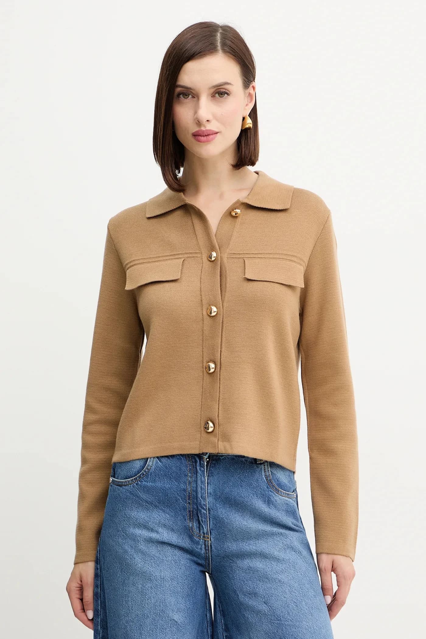 Кардиган из смесовой шерсти