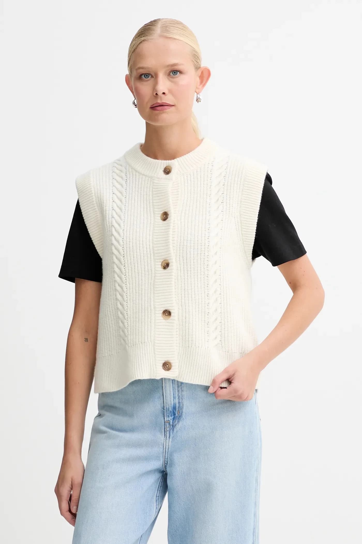 Жилет с добавлением шерсти