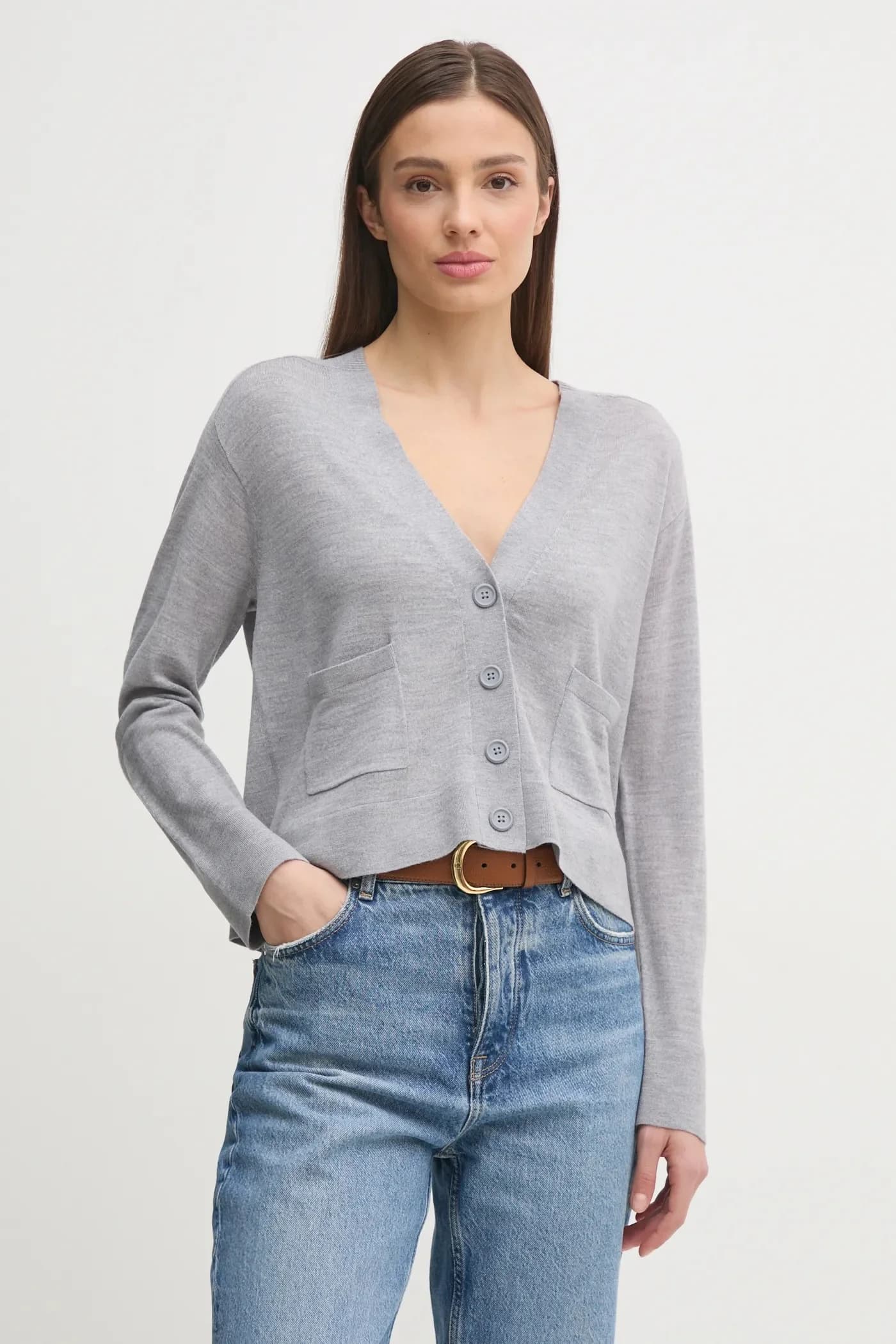 Шерстяной кардиган