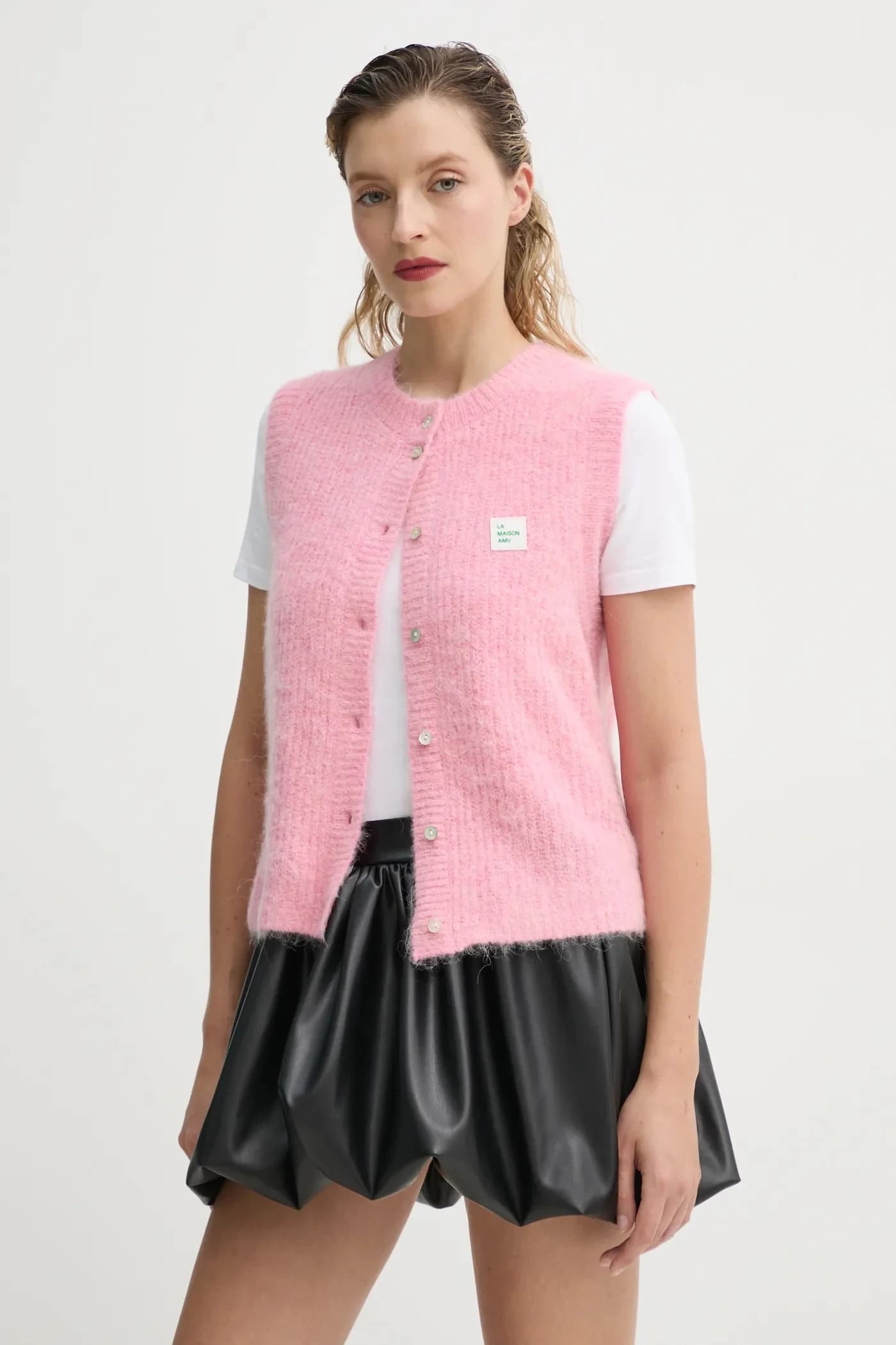 Жилет из смесовой шерсти 0