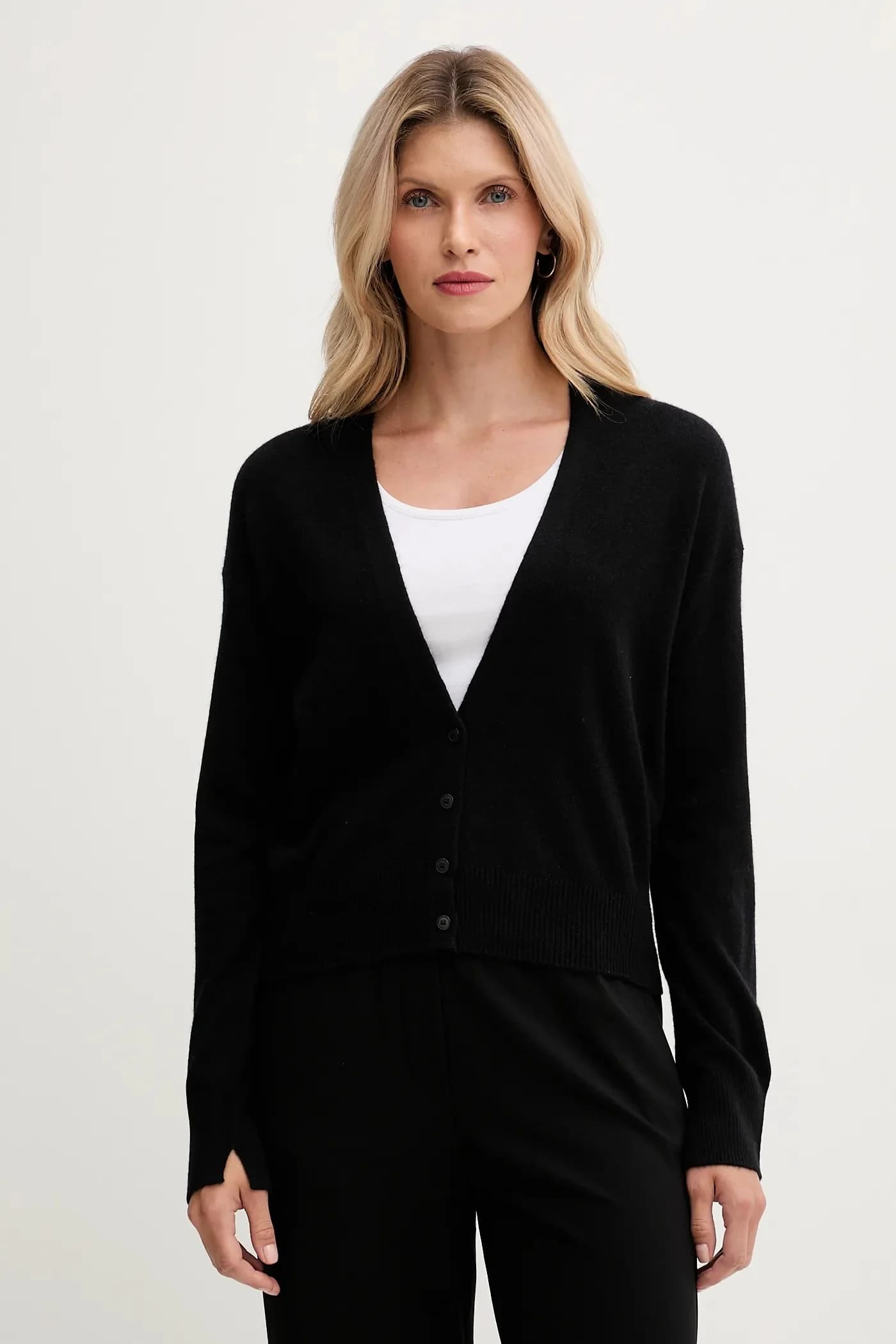 Кардиган с шерстью