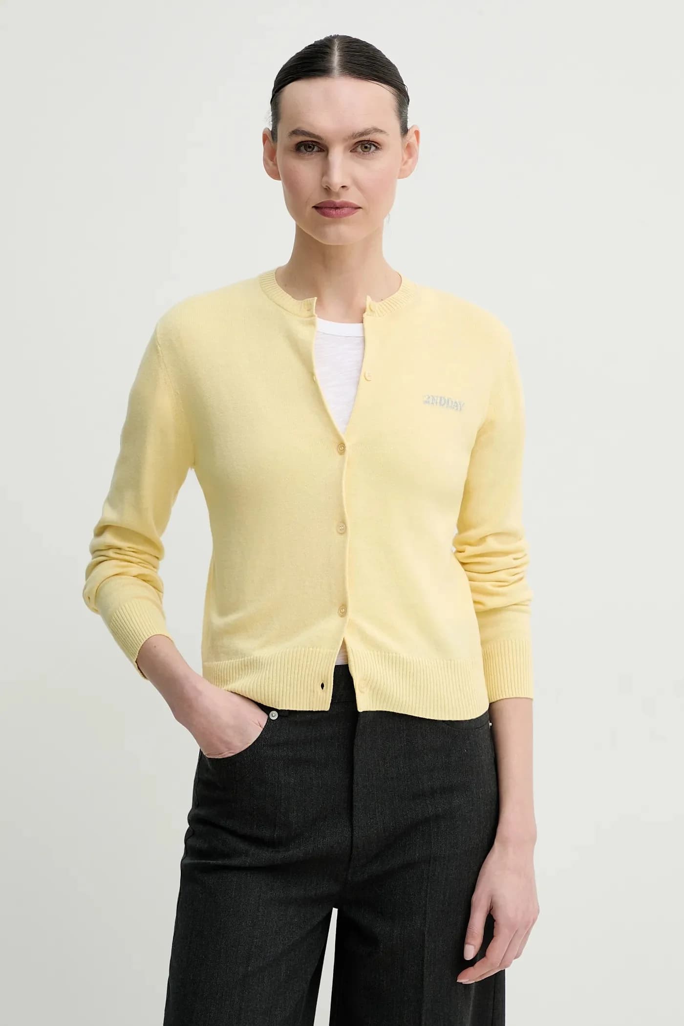 Кардиган из смесовой шерсти Vinny