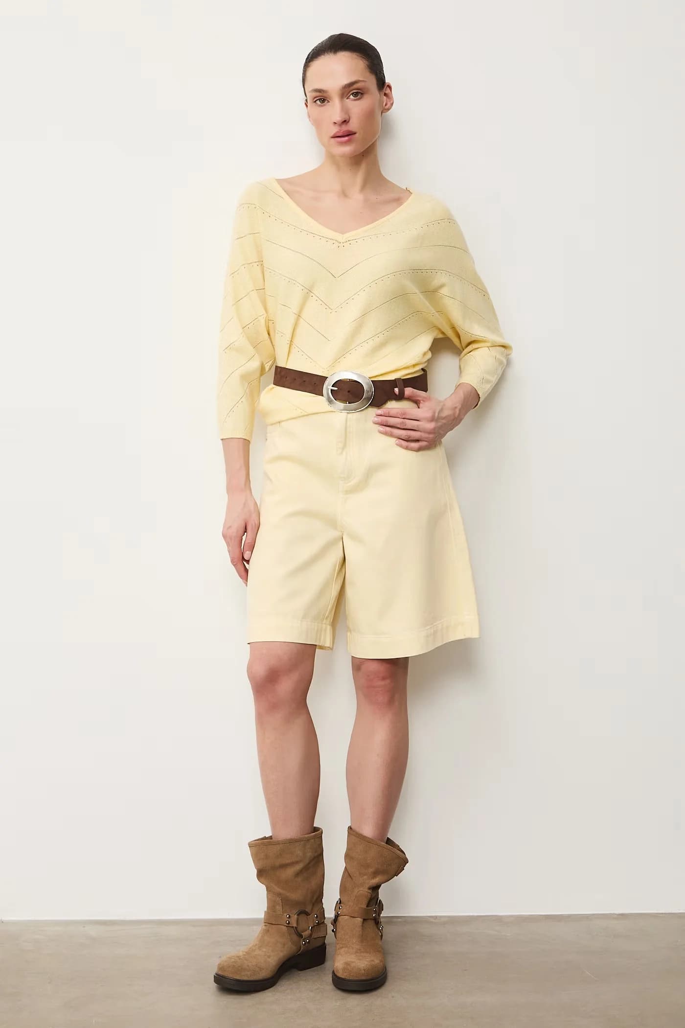 Женский ажурный свитер