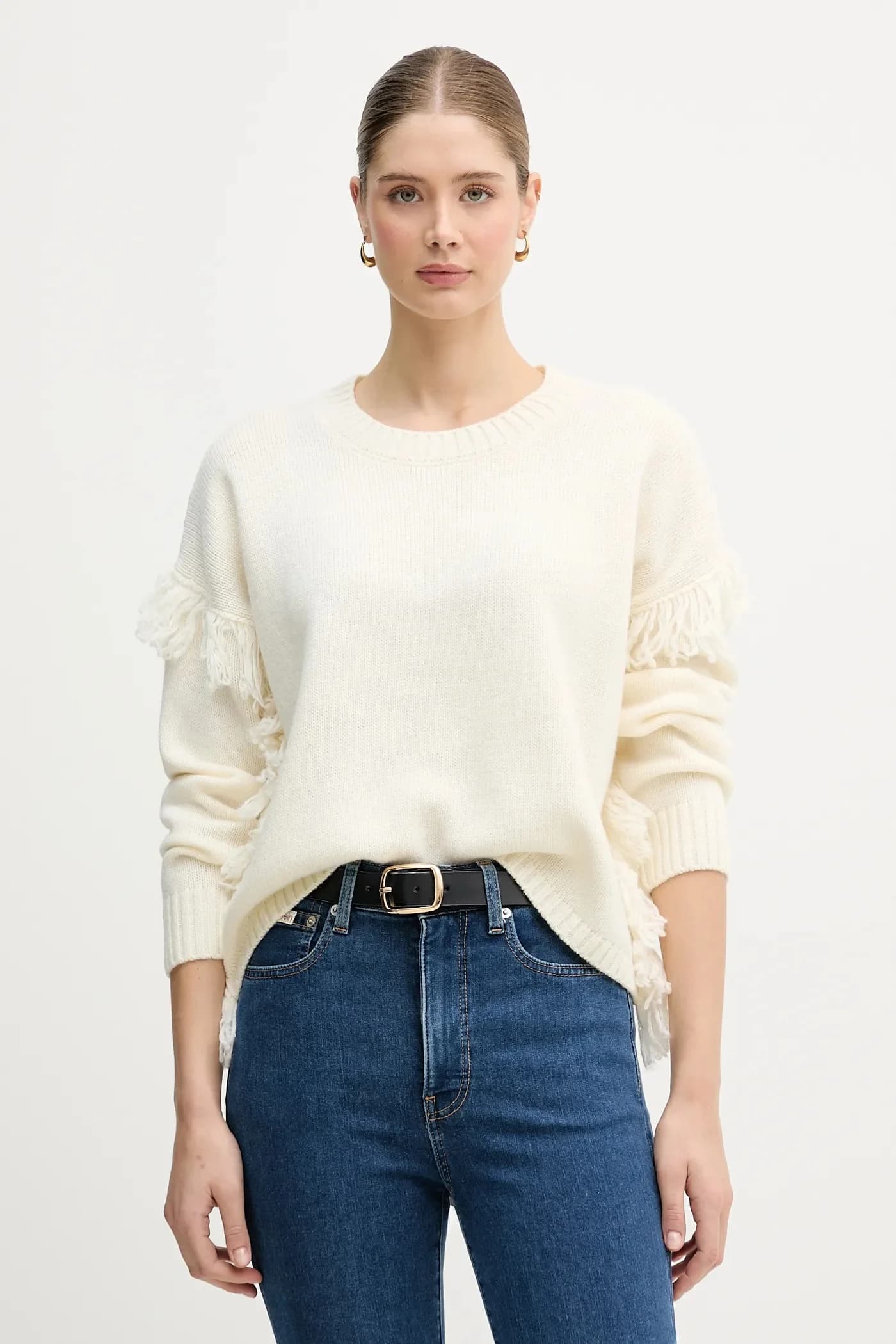 Свитер из смесовой шерсти