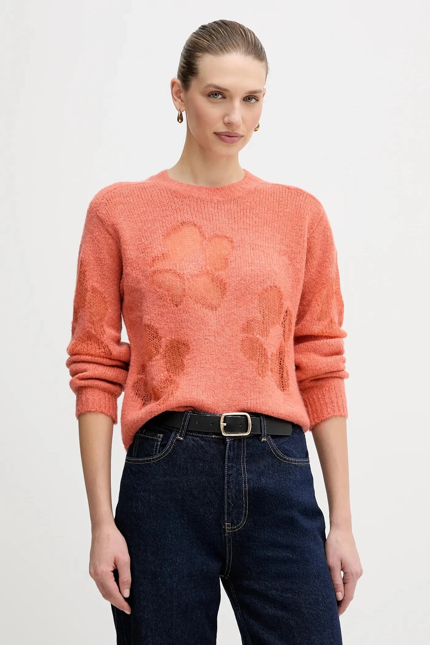 Свитер из смесовой шерсти