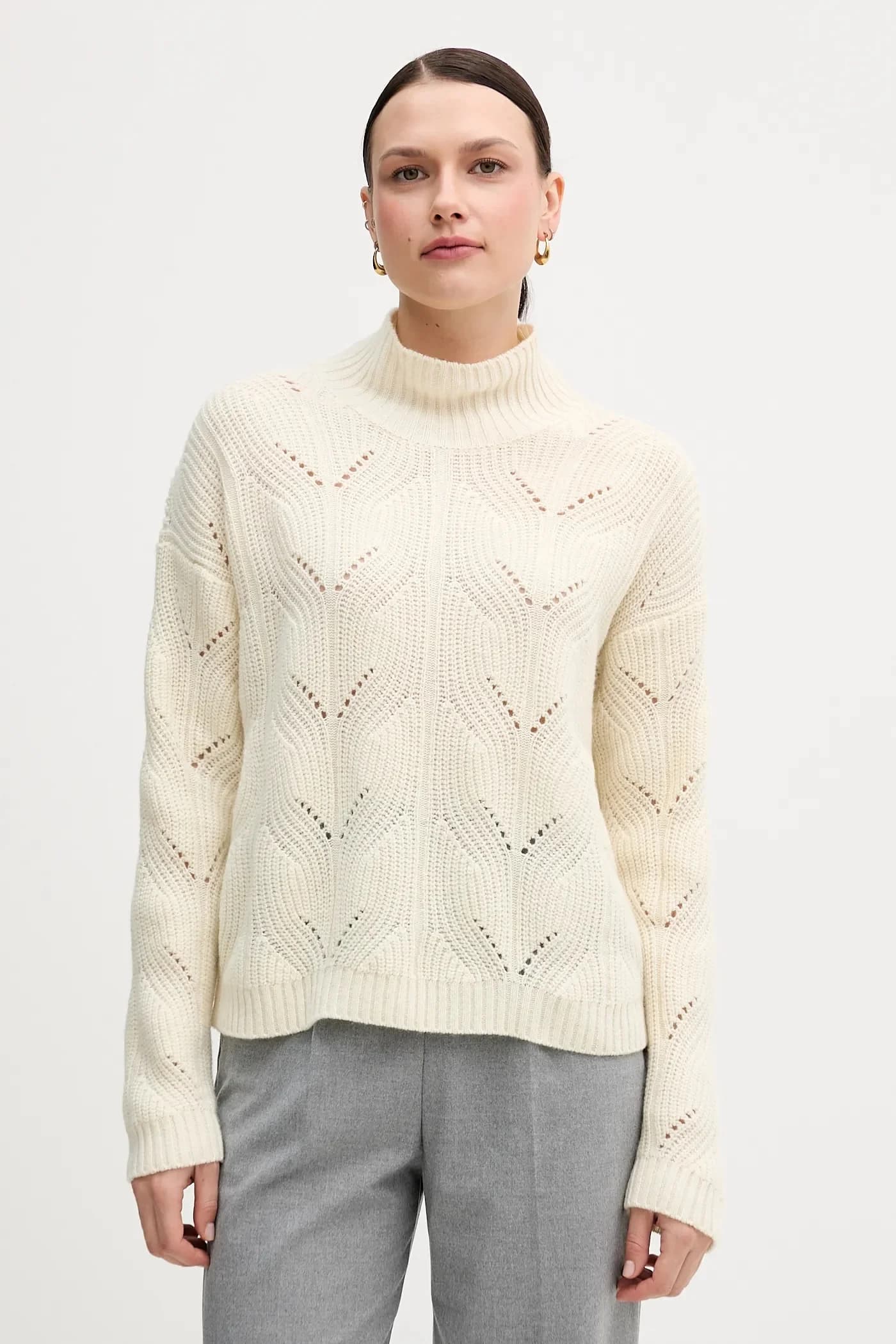 Свитер из смесовой шерсти