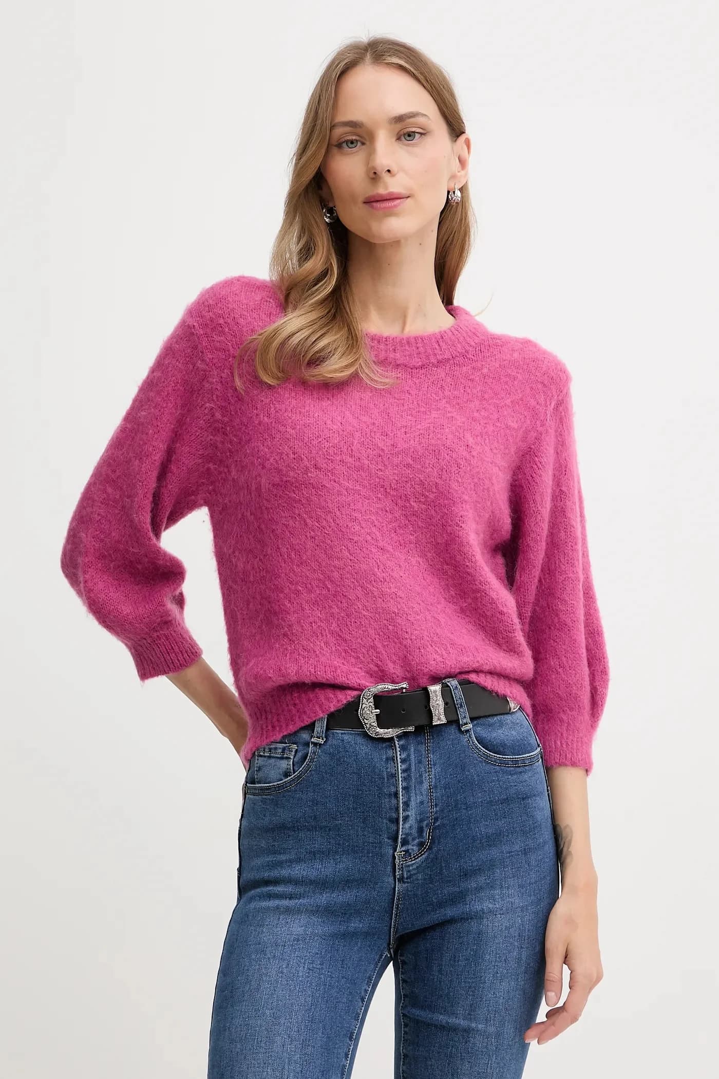 Свитер с мохером