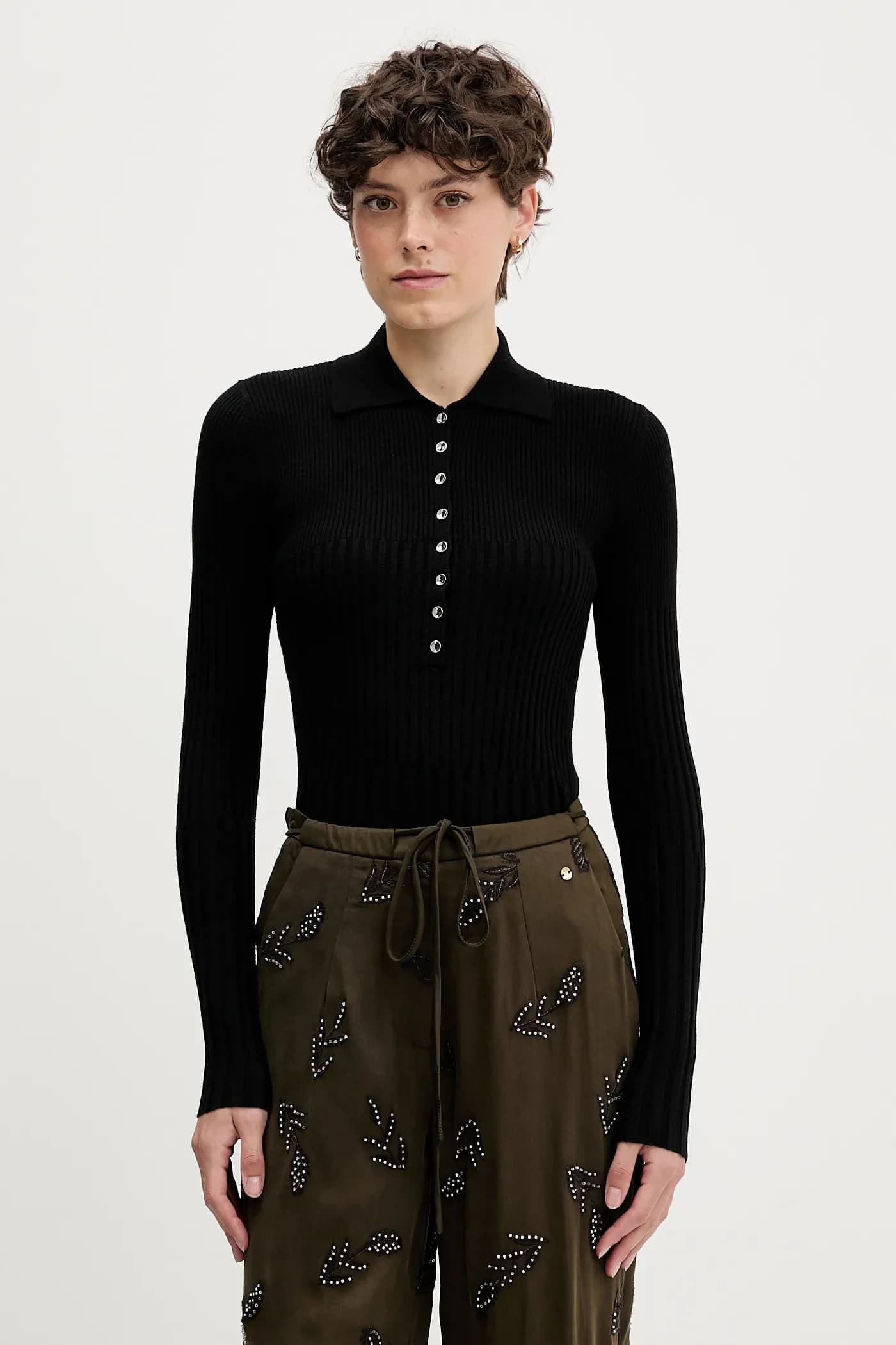 Свитер из смесовой шерсти