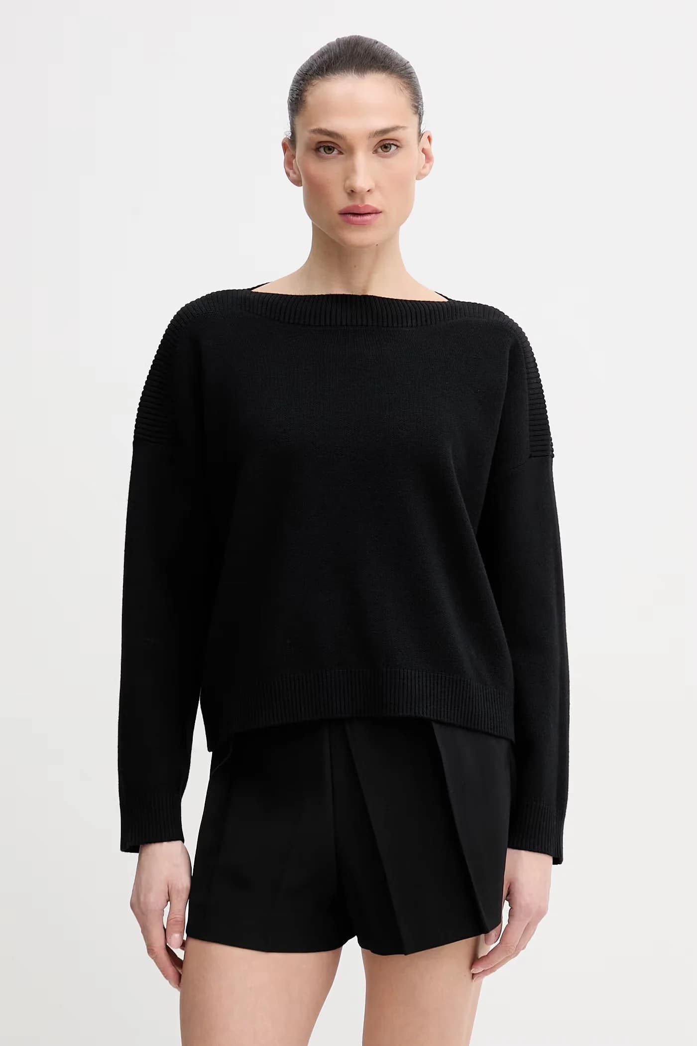 Свитер из смесовой шерсти