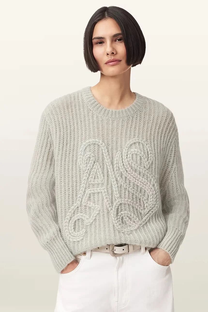 ЦЕПОЧНЫЙ шерстяной свитер