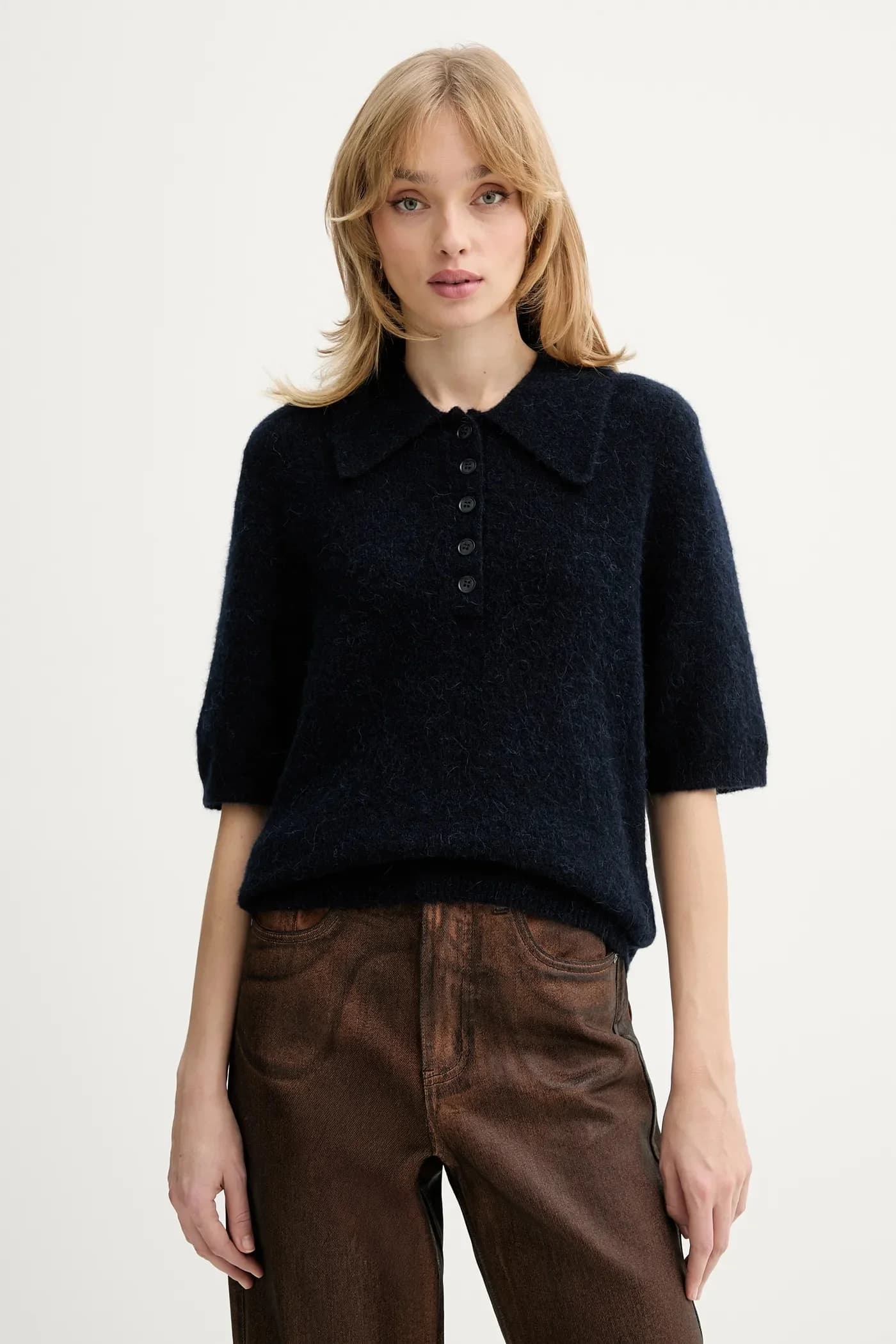 Свитер из смесовой шерсти